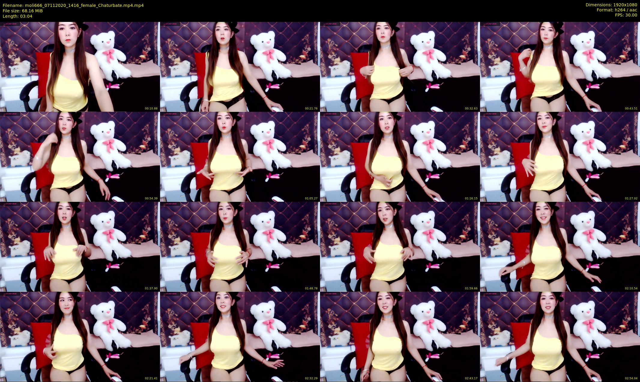 moli666 — 4 minute Chaturbate female cam show recording, 1080p, Nov 7, 2020