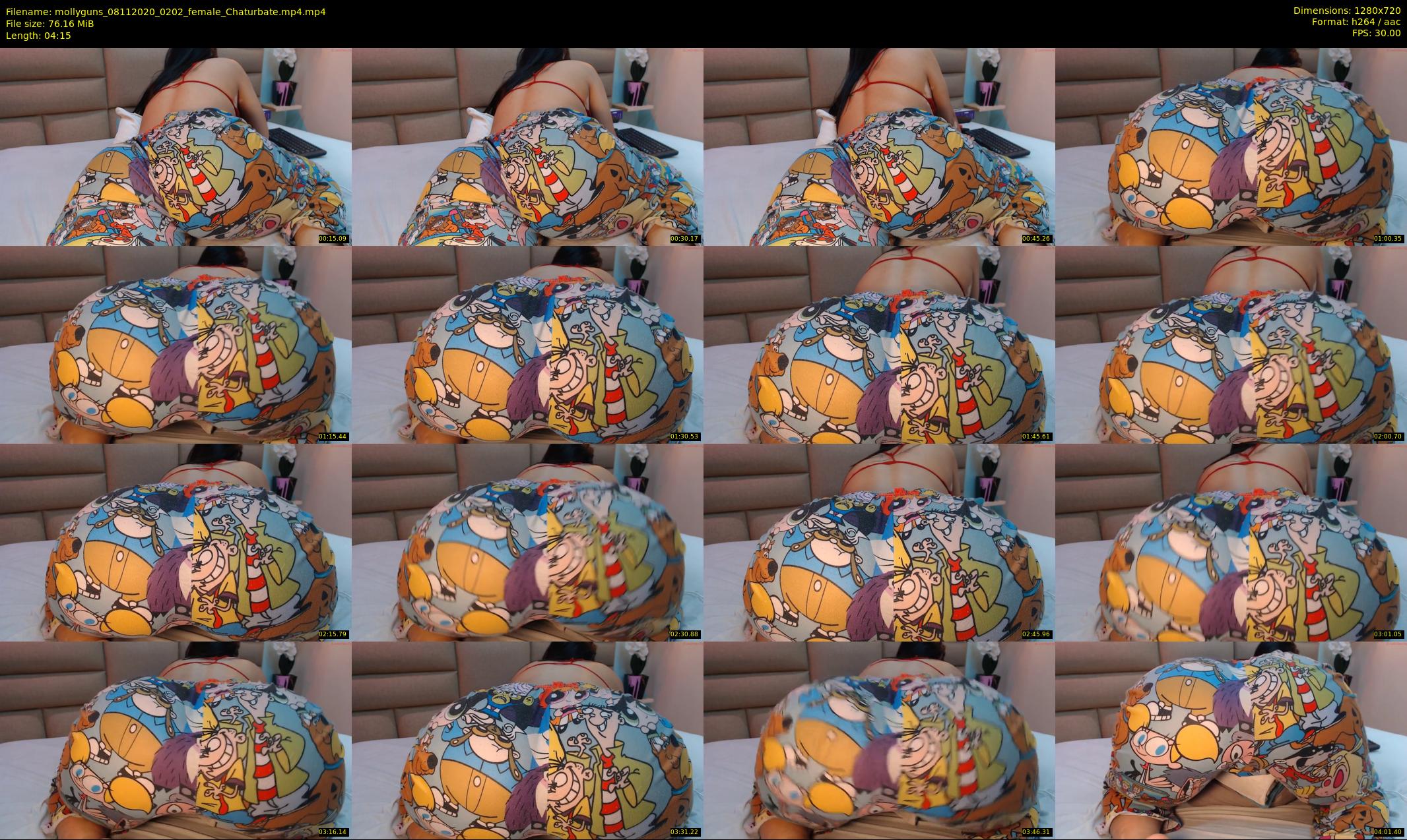 mollyguns — 5 minute Chaturbate female cam show recording, 720p, Nov 8, 2020