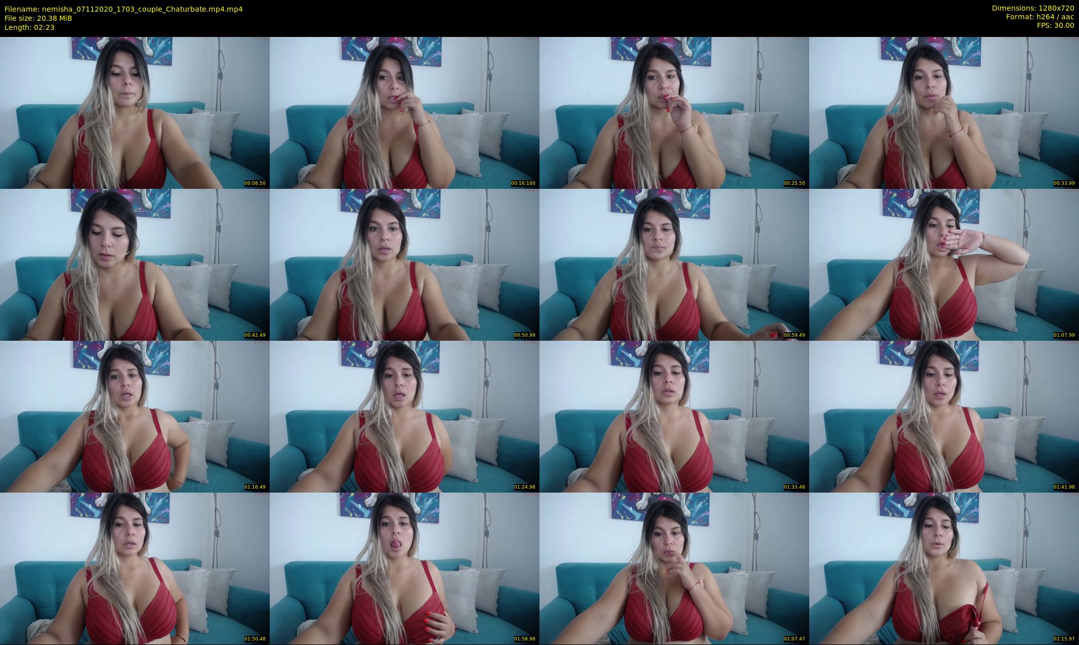 nemisha — 3 minute Chaturbate female cam show recording, 720p, Nov 7, 2020