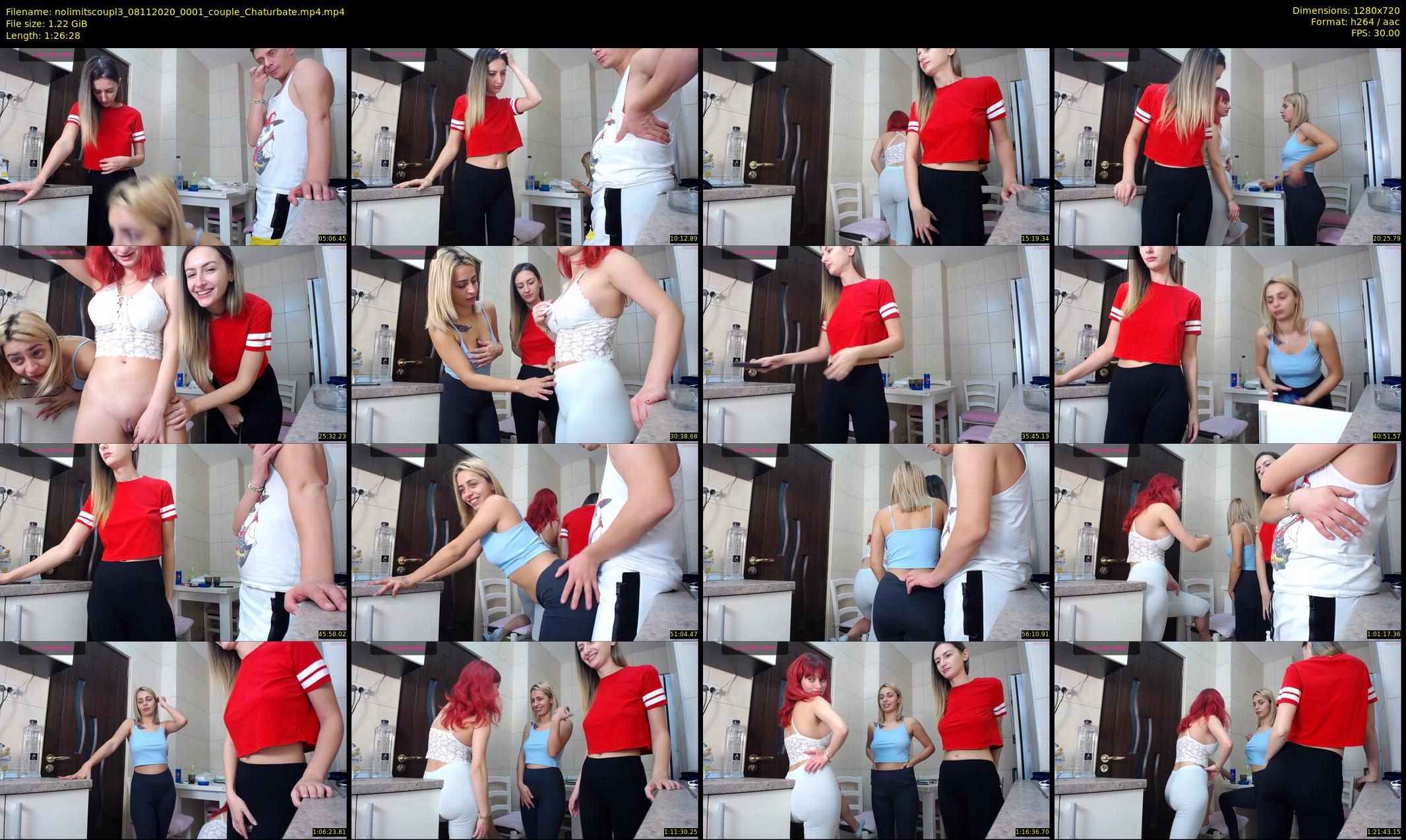 nolimitscoupl3 — 87 minute Chaturbate couple cam show recording, 720p, Nov 8, 2020