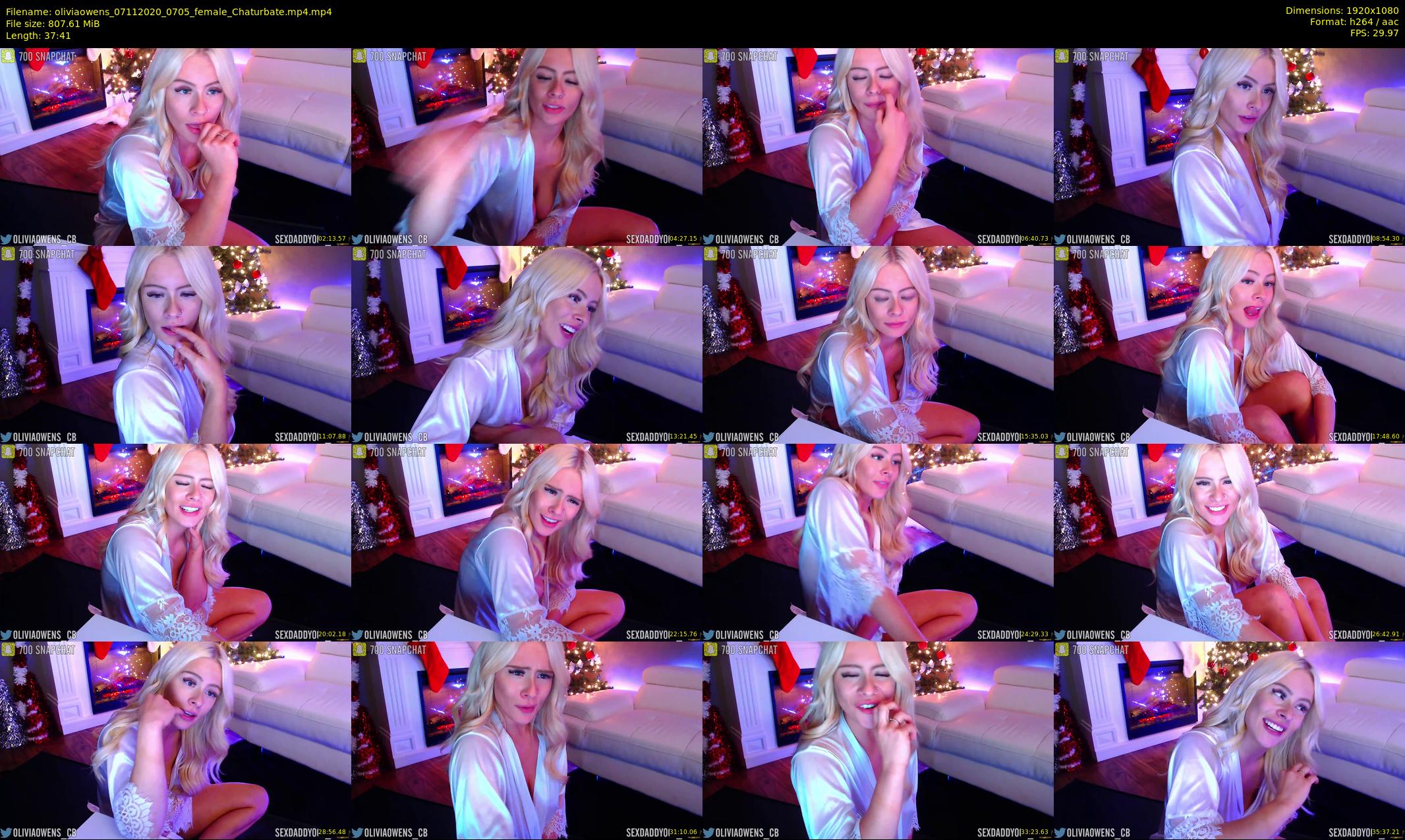 oliviaowens — 38 minute Chaturbate female cam show recording, 1080p, Nov 7, 2020
