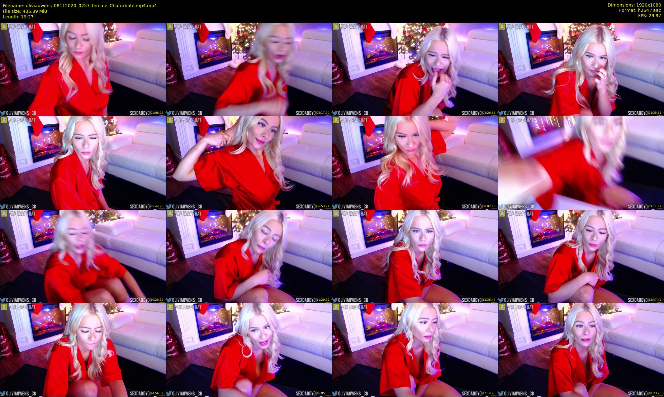 oliviaowens — 20 minute Chaturbate female cam show recording, 1080p, Nov 8, 2020