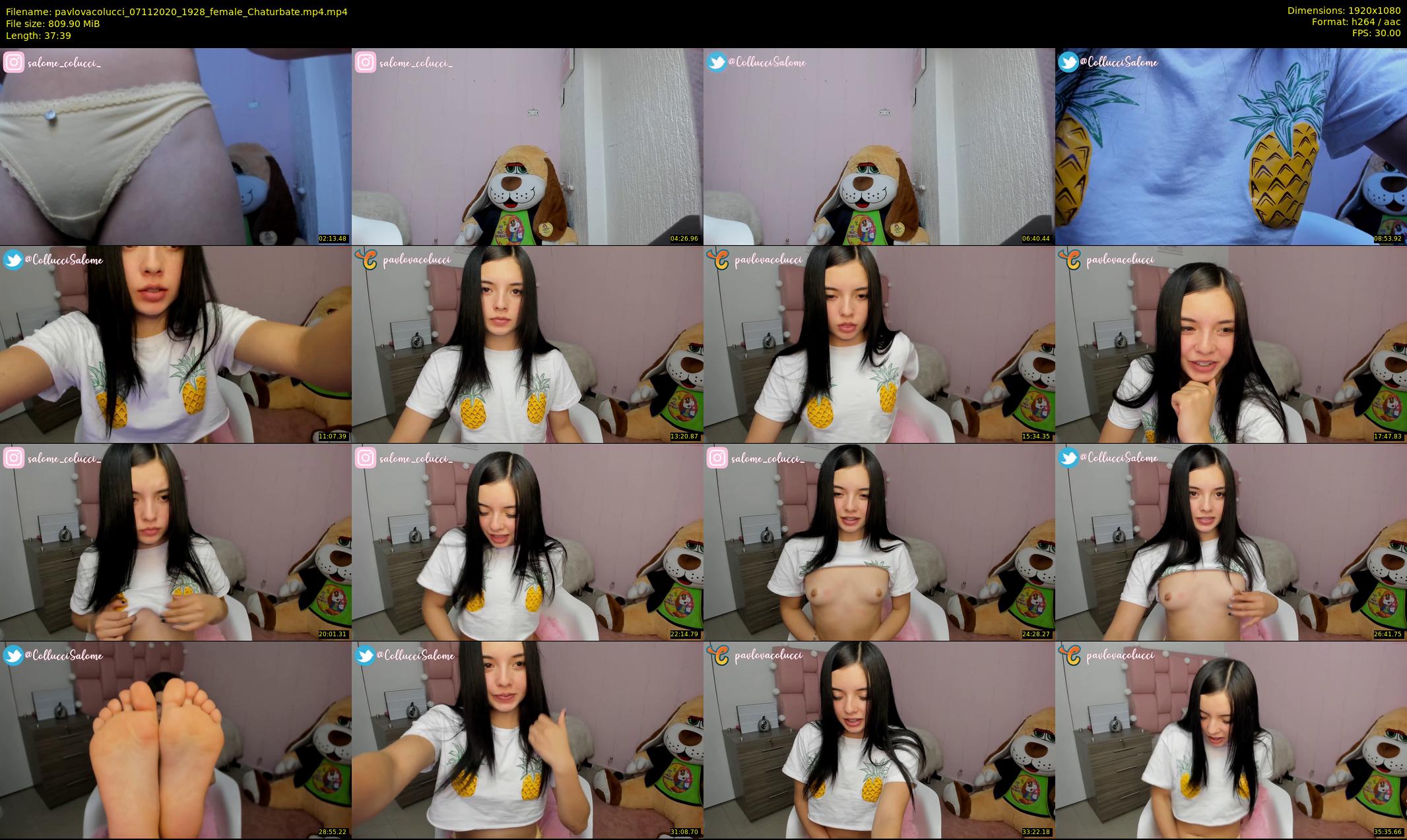 pavlovacolucci — 38 minute Chaturbate female cam show recording, 1080p, Nov 7, 2020