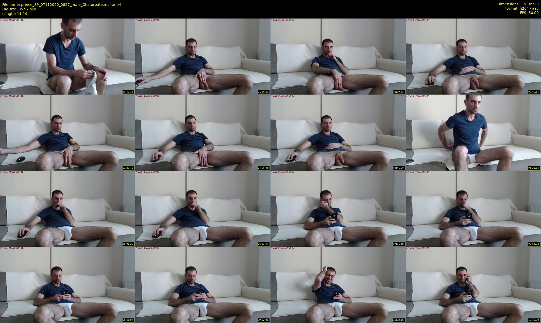 prince_89 — 12 minute Chaturbate male cam show recording, 720p, Nov 7, 2020