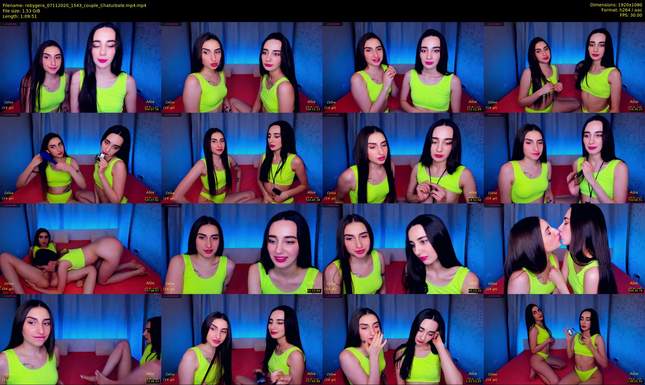rebygera — 70 minute Chaturbate couple cam show recording, 1080p, Nov 7, 2020