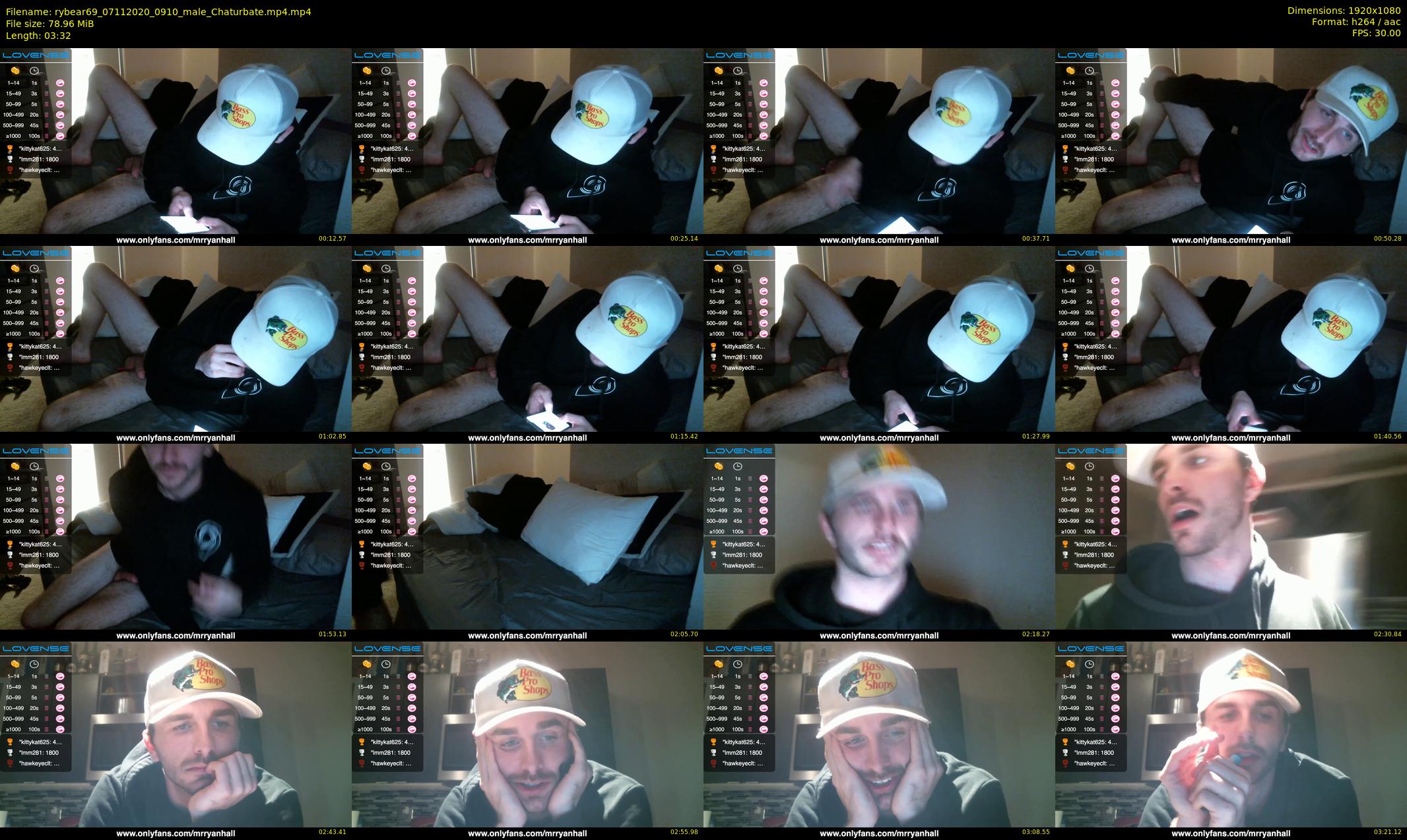 rybear69 — 4 minute Chaturbate male cam show recording, 1080p, Nov 7, 2020