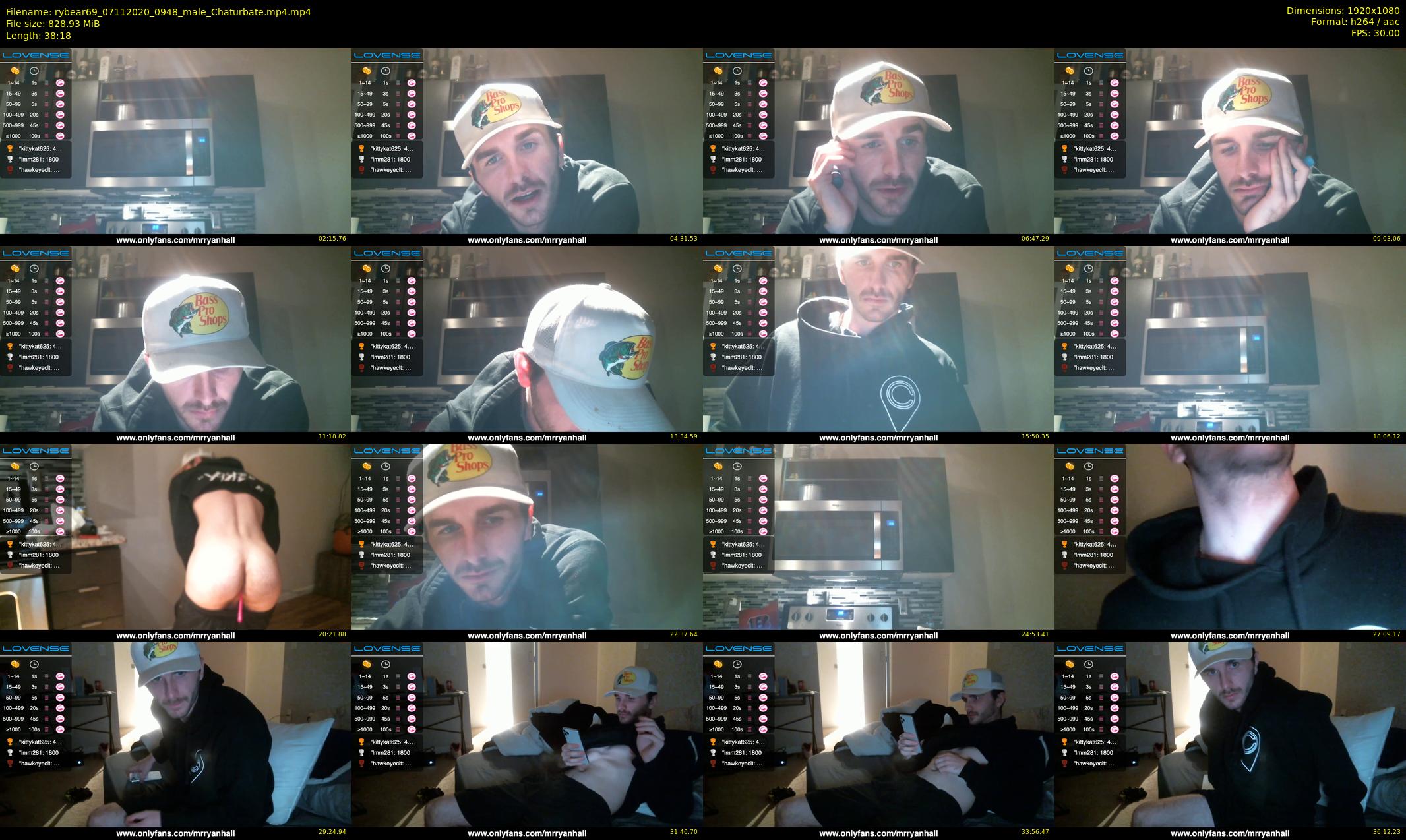 rybear69 — 39 minute Chaturbate male cam show recording, 1080p, Nov 7, 2020