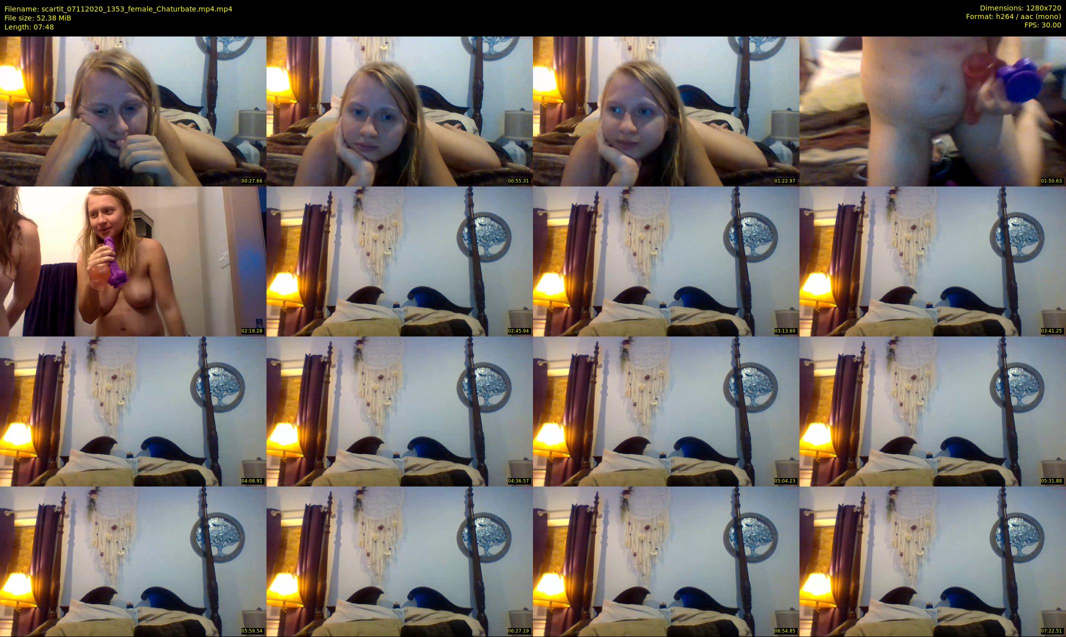 scartit — 8 minute Chaturbate female cam show recording, 720p, Nov 7, 2020