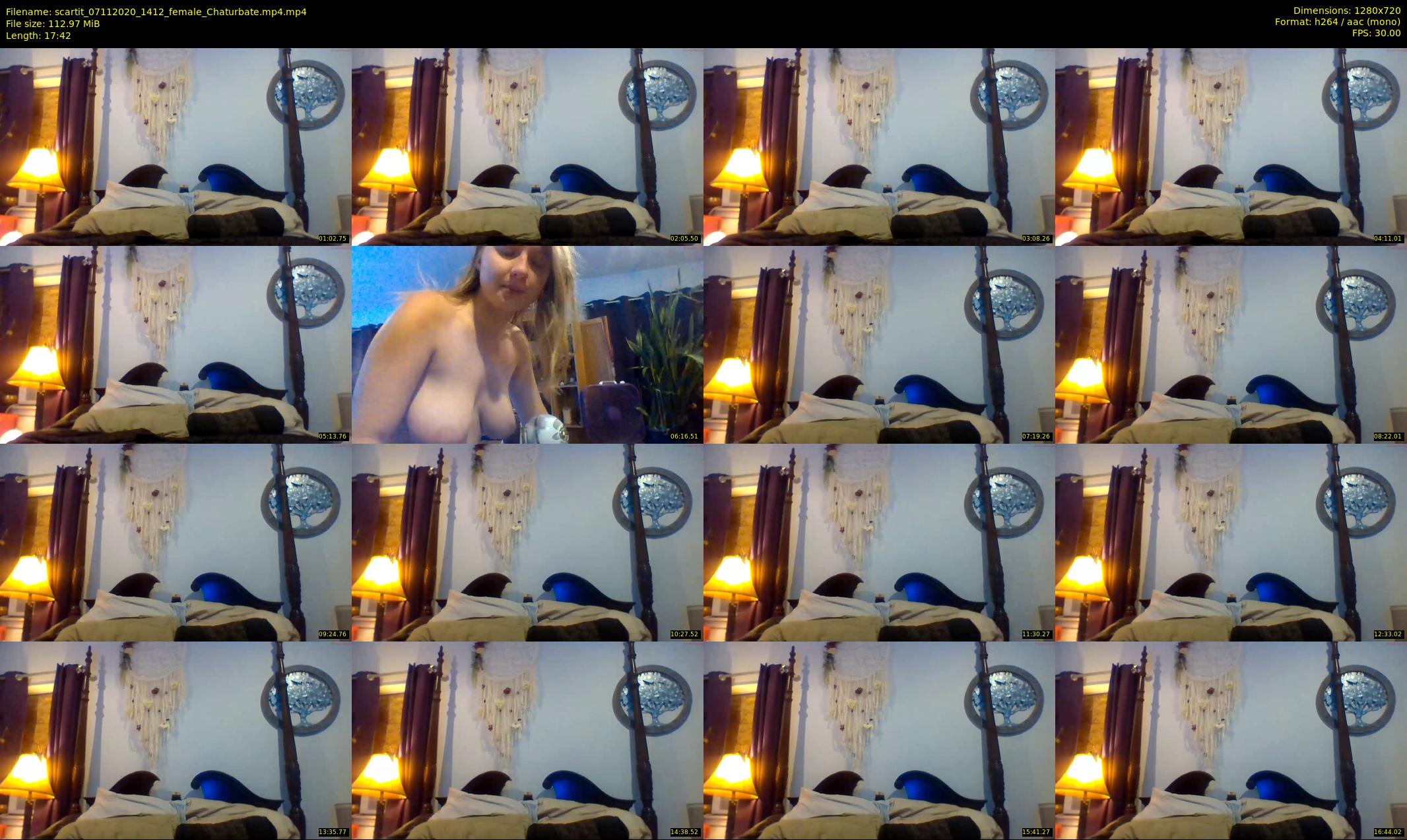 scartit — 18 minute Chaturbate female cam show recording, 720p, Nov 7, 2020