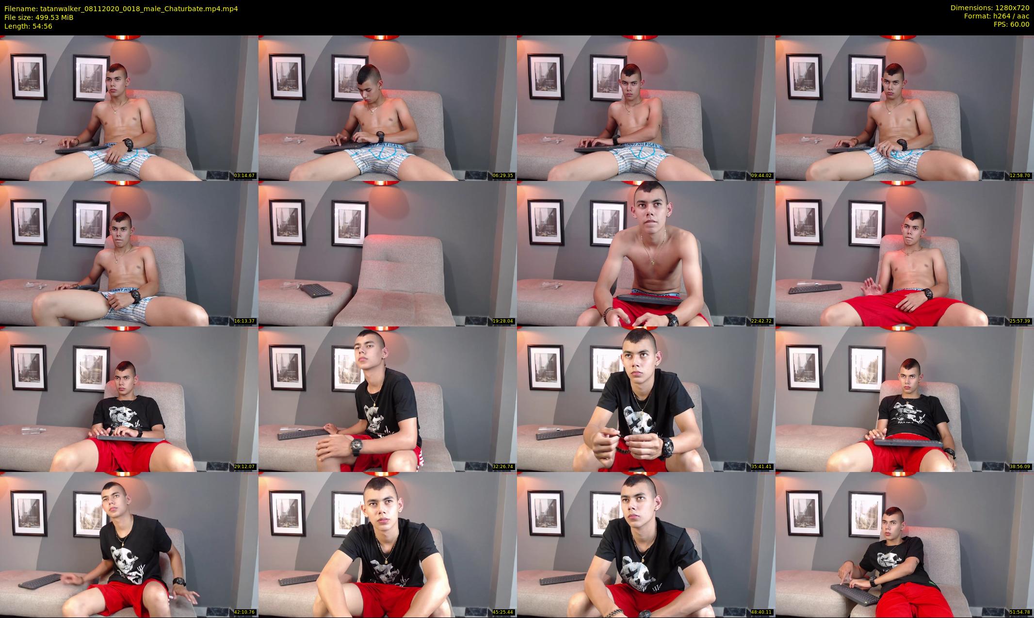 tatanwalker — 55 minute Chaturbate male cam show recording, 720p, Nov 8, 2020