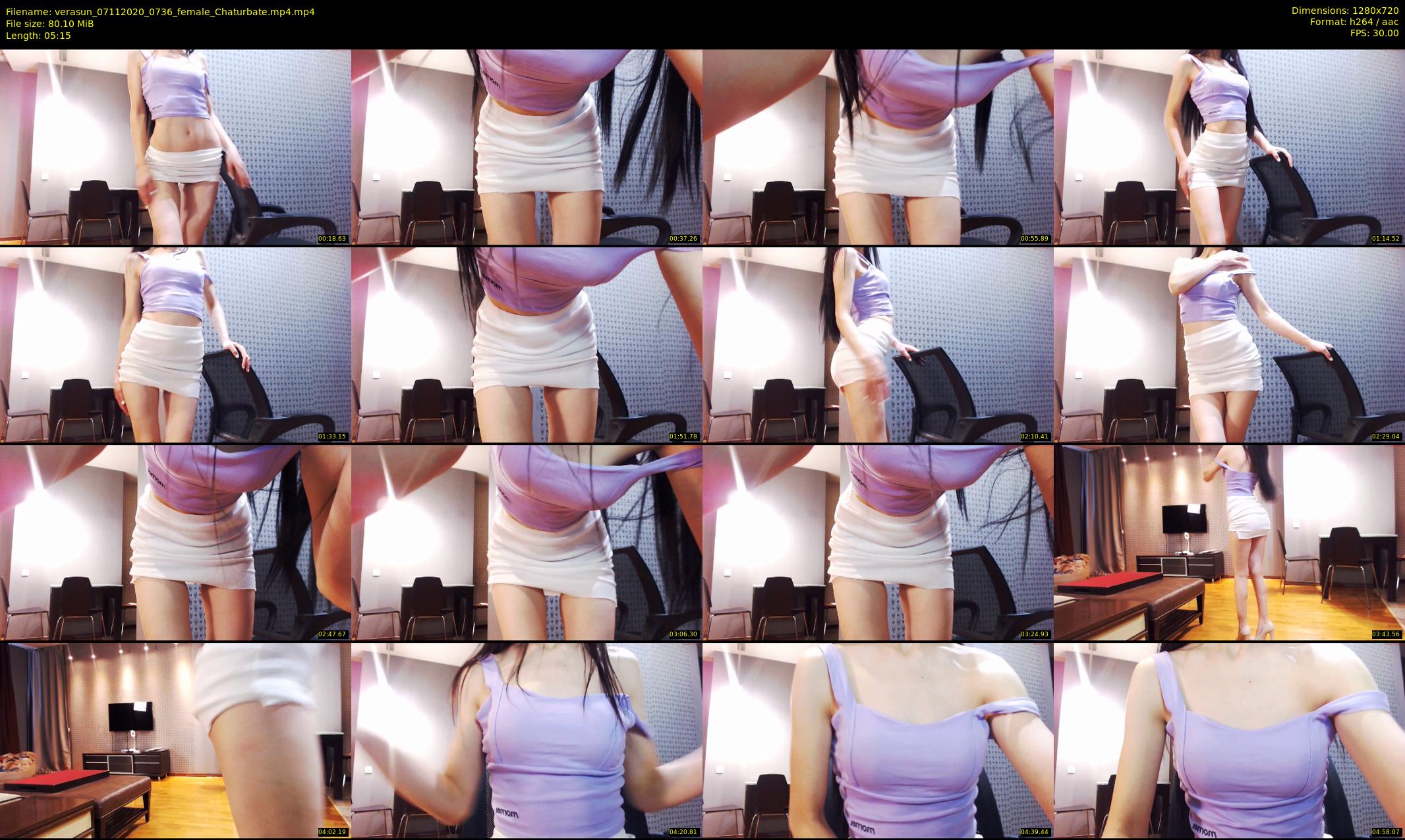 verasun — 6 minute Chaturbate female cam show recording, 720p, Nov 7, 2020
