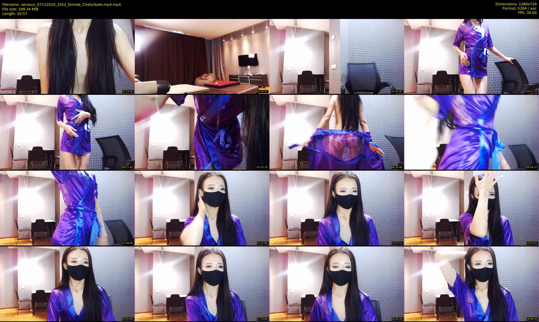 verasun — 21 minute Chaturbate female cam show recording, 720p, Nov 7, 2020