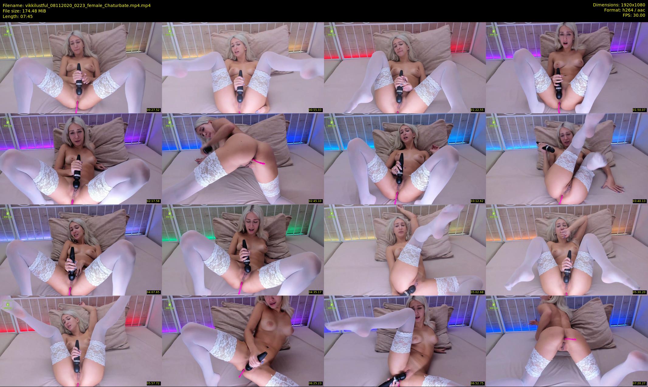 vikkilustful — 8 minute Chaturbate female cam show recording, 1080p, Nov 8, 2020