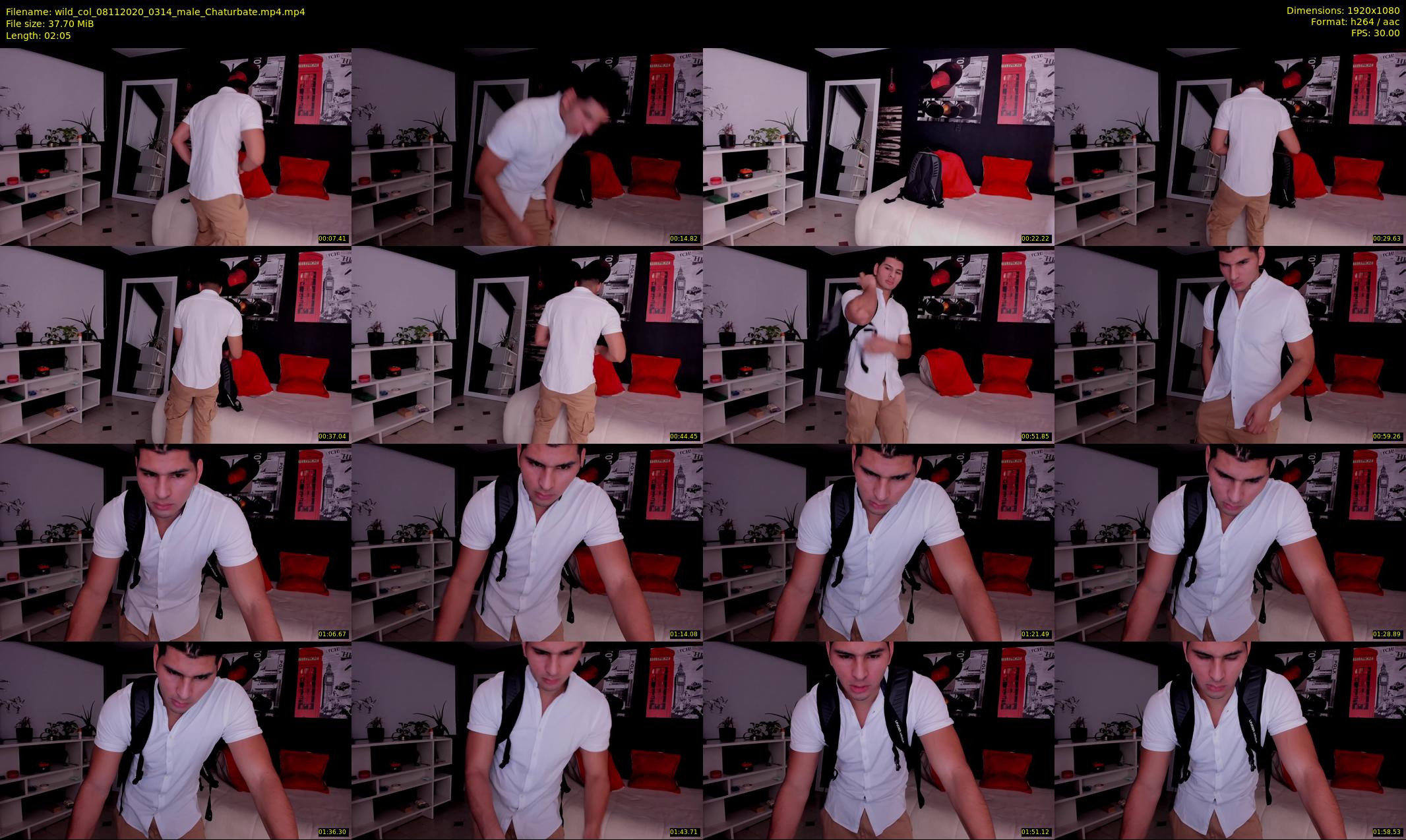 wild_col — 3 minute Chaturbate male cam show recording, 1080p, Nov 8, 2020