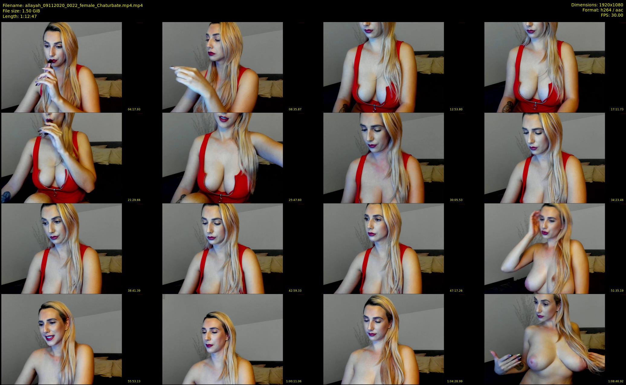 allayah — 73 minute Chaturbate female cam show recording, 1080p, Nov 9, 2020