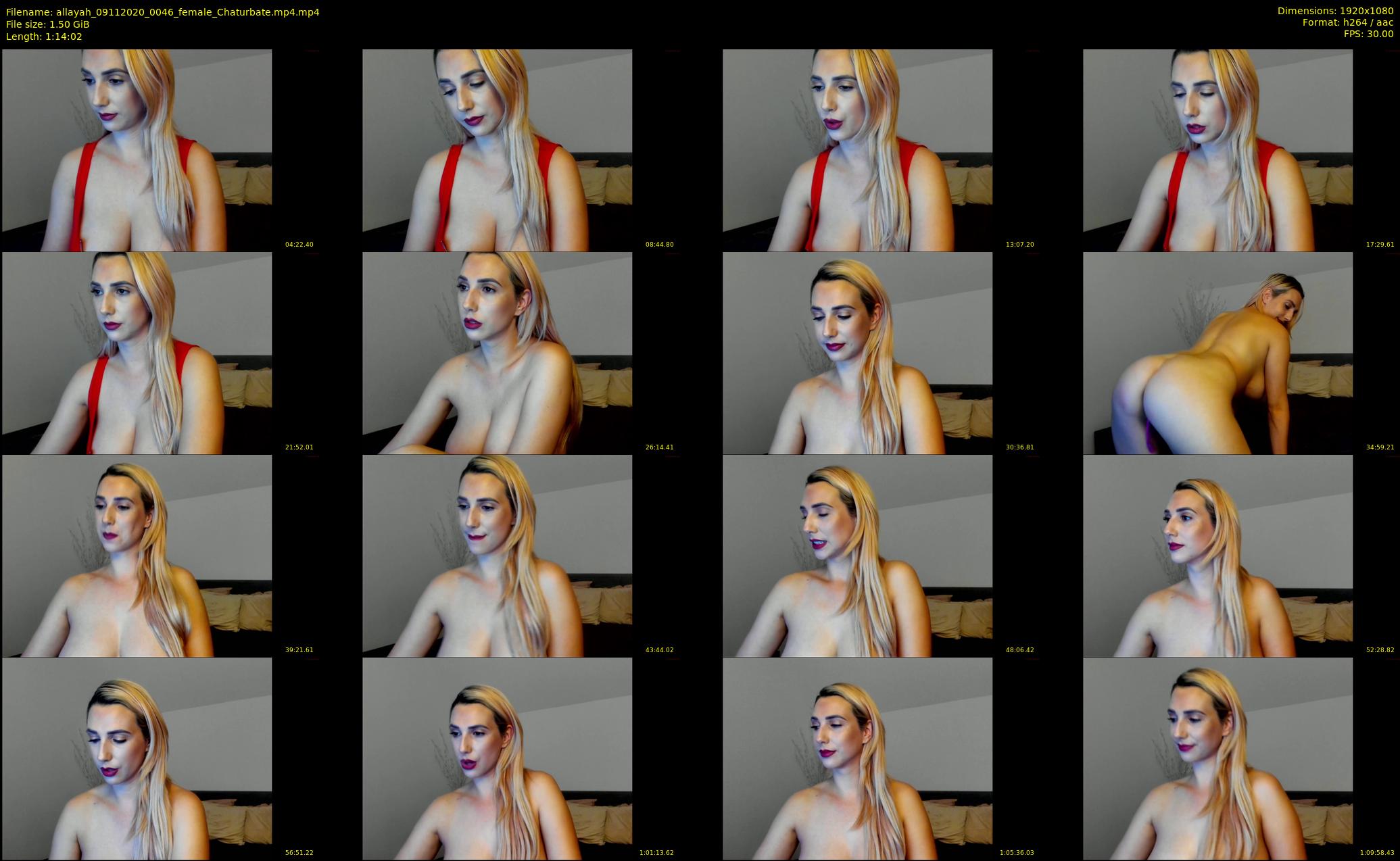 allayah — 75 minute Chaturbate female cam show recording, 1080p, Nov 9, 2020