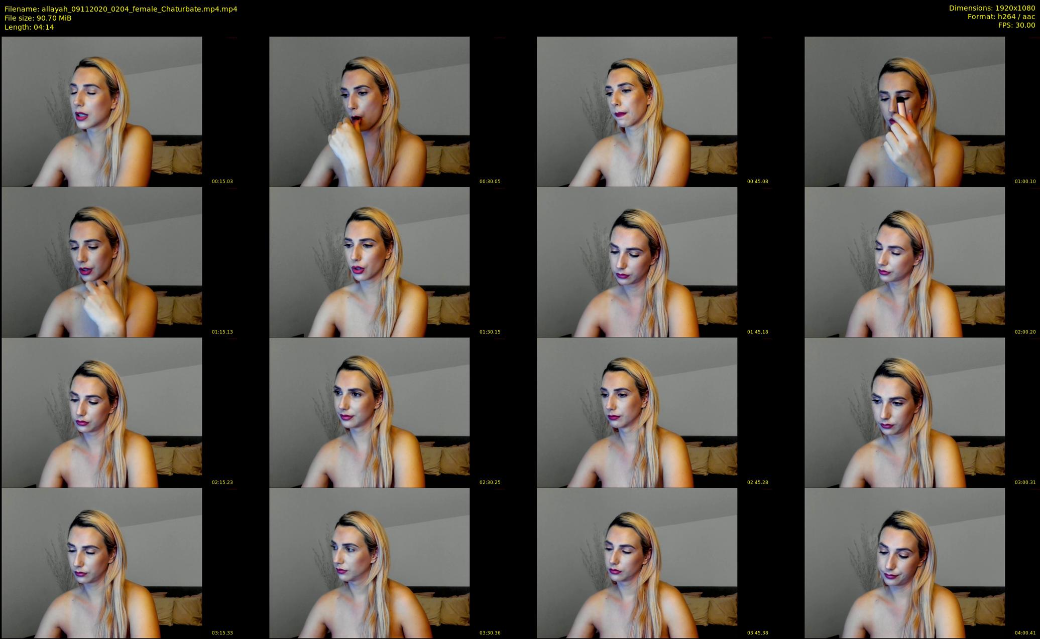 allayah — 5 minute Chaturbate female cam show recording, 1080p, Nov 9, 2020