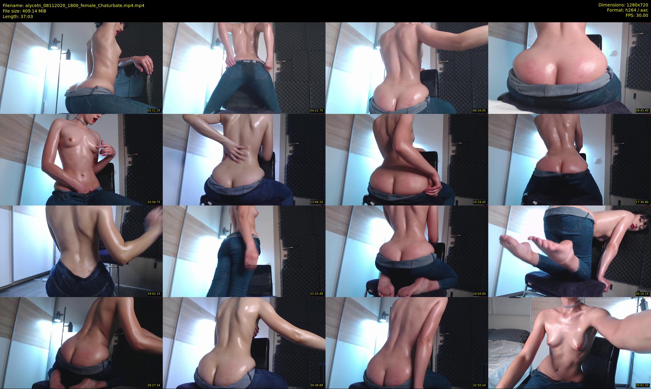 alycetn — 38 minute Chaturbate female cam show recording, 720p, Nov 8, 2020
