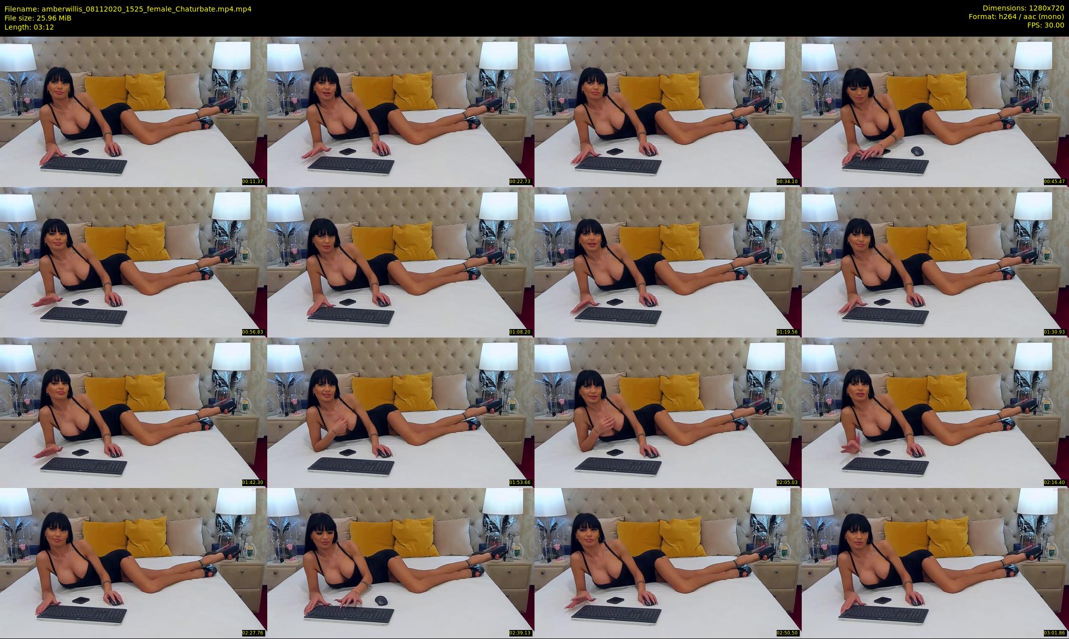 amberwillis — 4 minute Chaturbate female cam show recording, 720p, Nov 8, 2020
