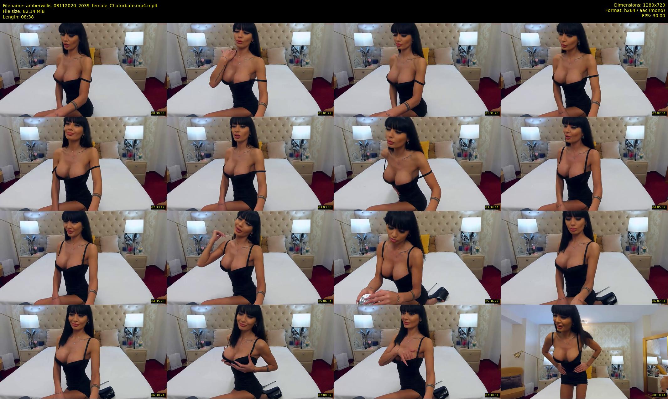 amberwillis — 9 minute Chaturbate female cam show recording, 720p, Nov 8, 2020