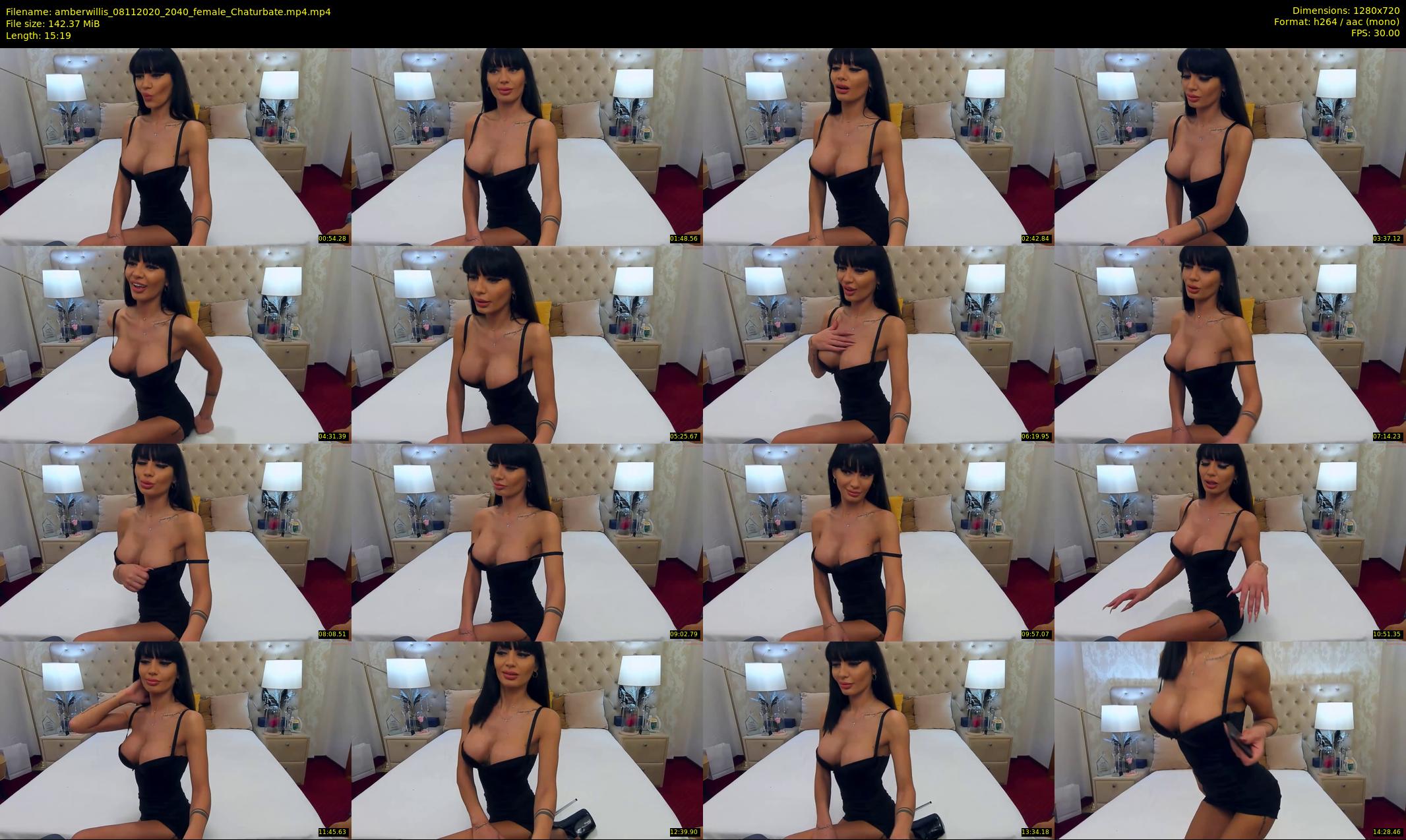 amberwillis — 16 minute Chaturbate female cam show recording, 720p, Nov 8, 2020