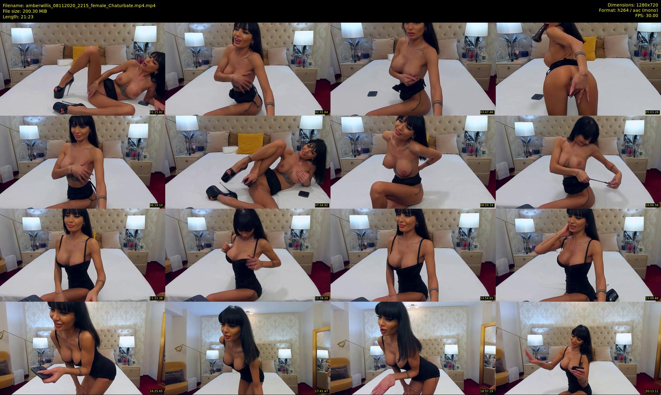 amberwillis — 22 minute Chaturbate female cam show recording, 720p, Nov 8, 2020