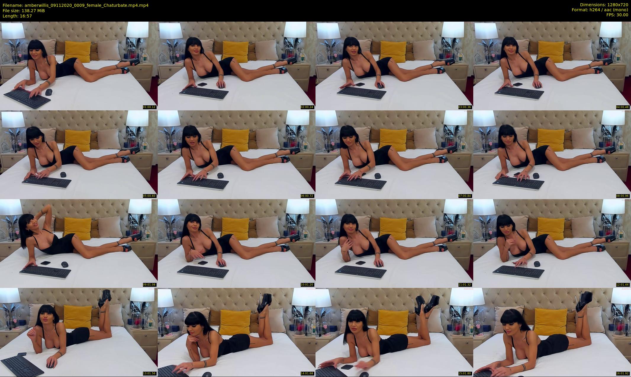 amberwillis — 17 minute Chaturbate female cam show recording, 720p, Nov 9, 2020