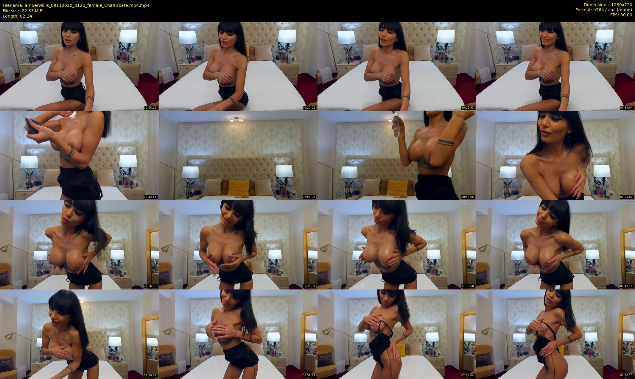 amberwillis — 3 minute Chaturbate female cam show recording, 720p, Nov 9, 2020