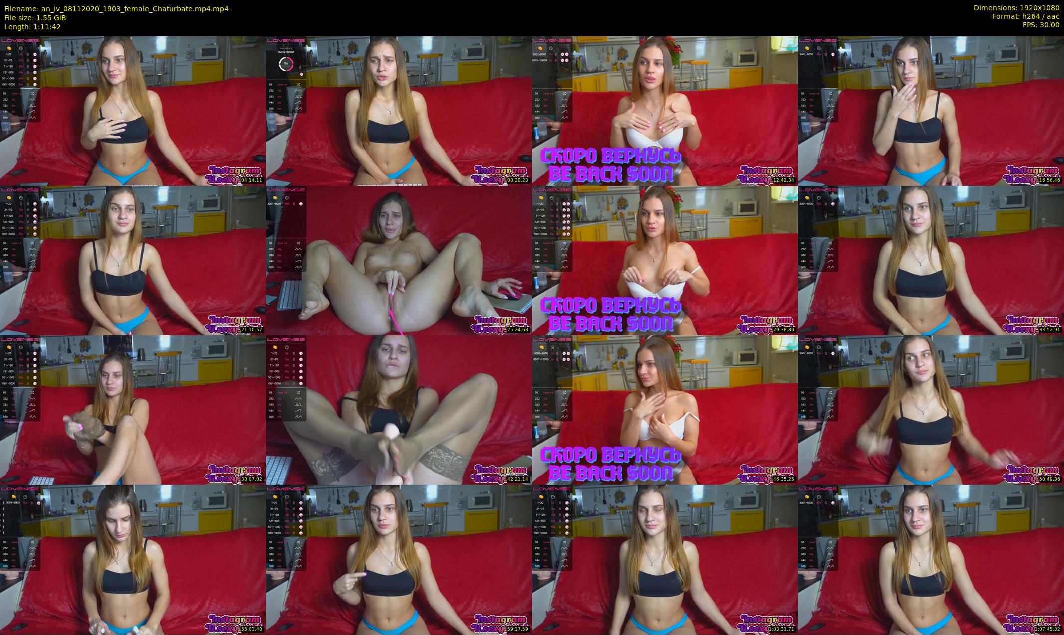 an_iv — 72 minute Chaturbate female cam show recording, 1080p, Nov 8, 2020