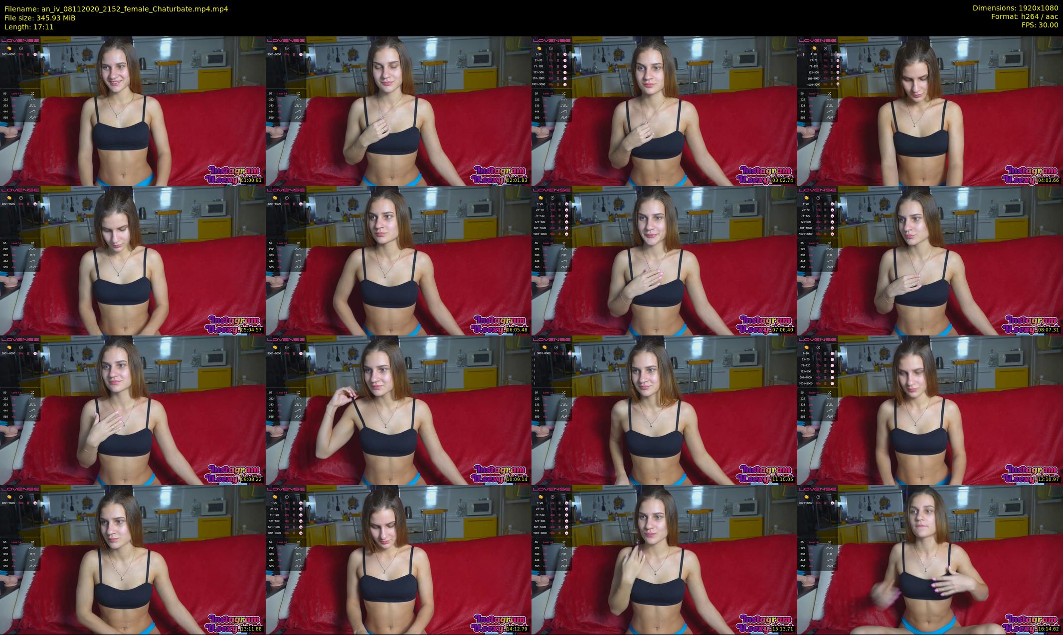 an_iv — 18 minute Chaturbate female cam show recording, 1080p, Nov 8, 2020