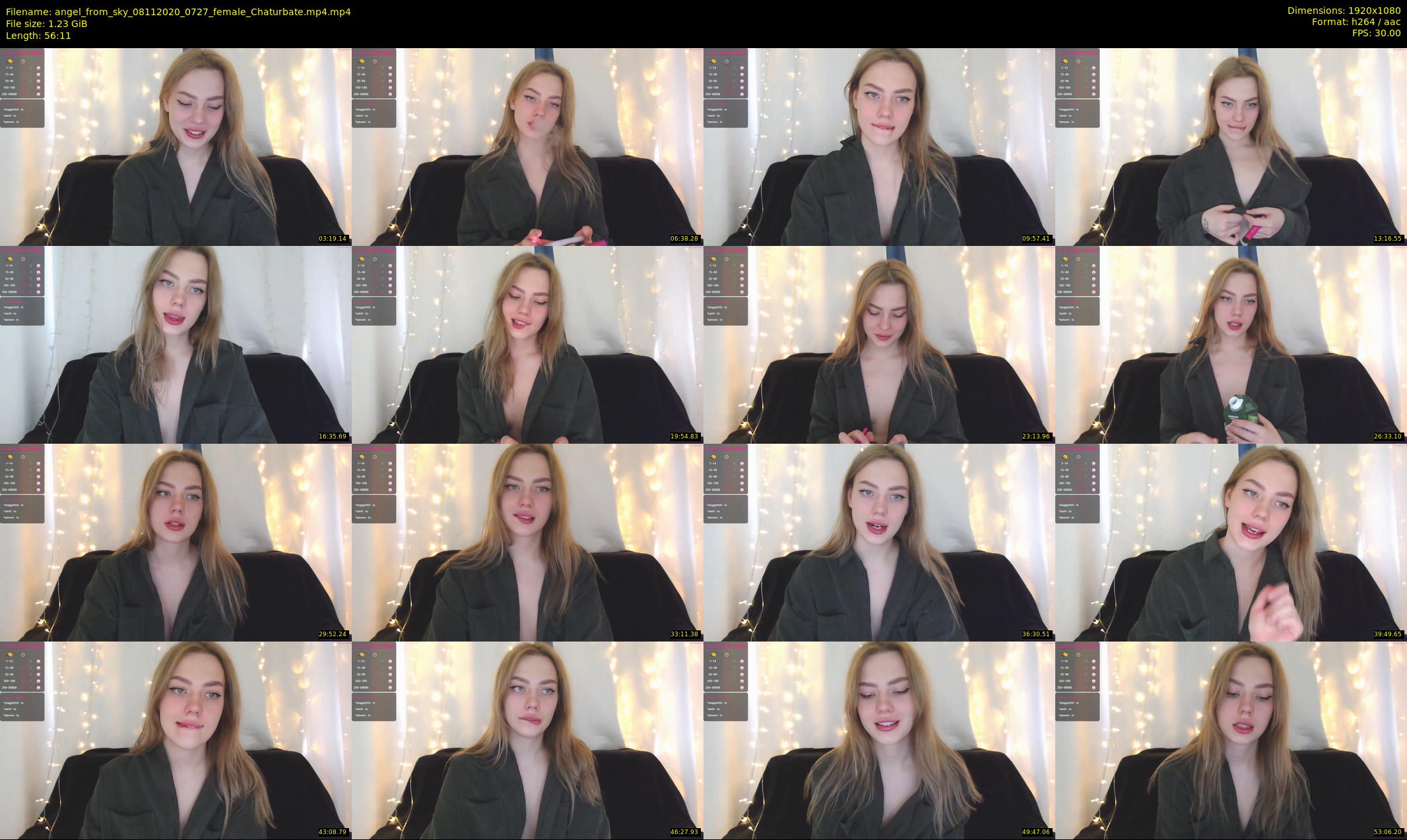 angel_from_sky — 57 minute Chaturbate female cam show recording, 1080p, Nov 8, 2020