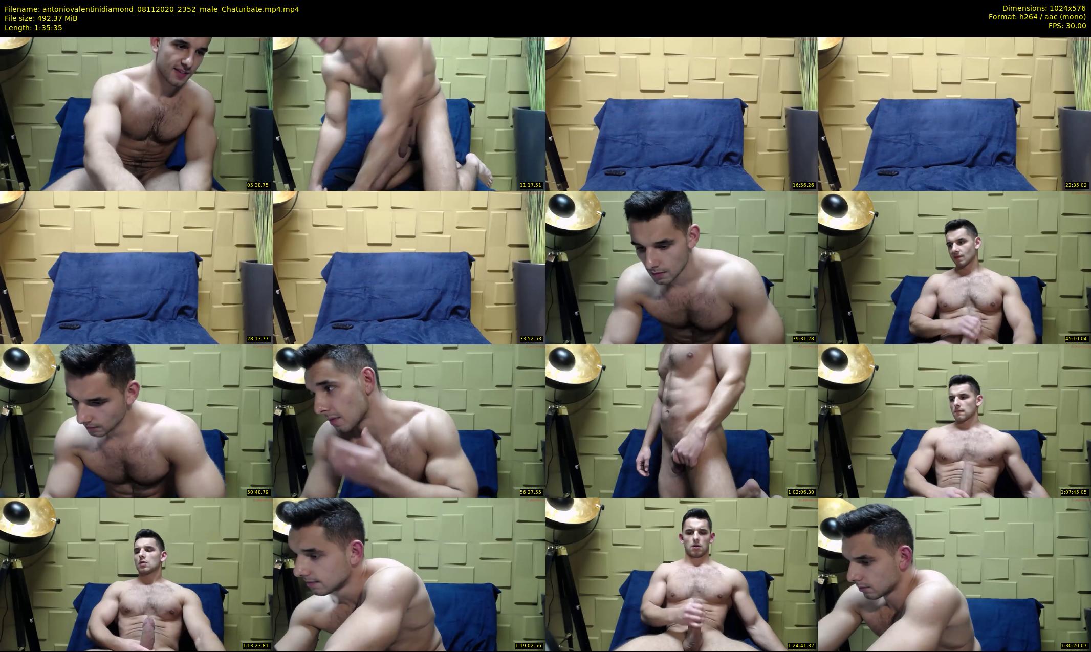 antoniovalentinidiamond — 96 minute Chaturbate male cam show recording, 480p, Nov 8, 2020