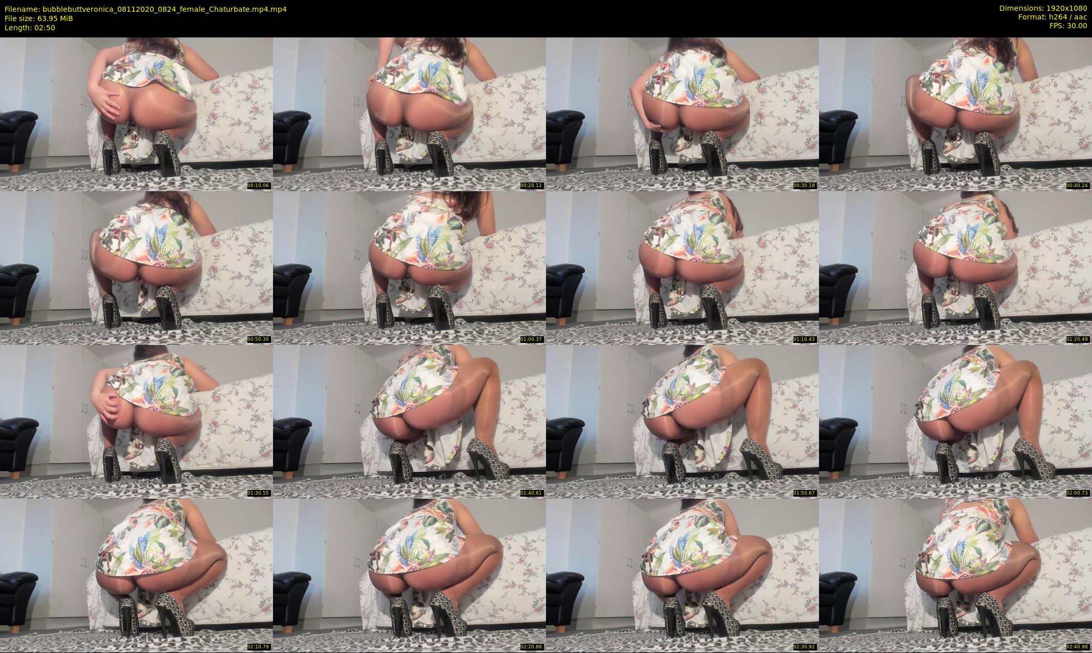 bubblebuttveronica — 3 minute Chaturbate female cam show recording, 1080p, Nov 8, 2020