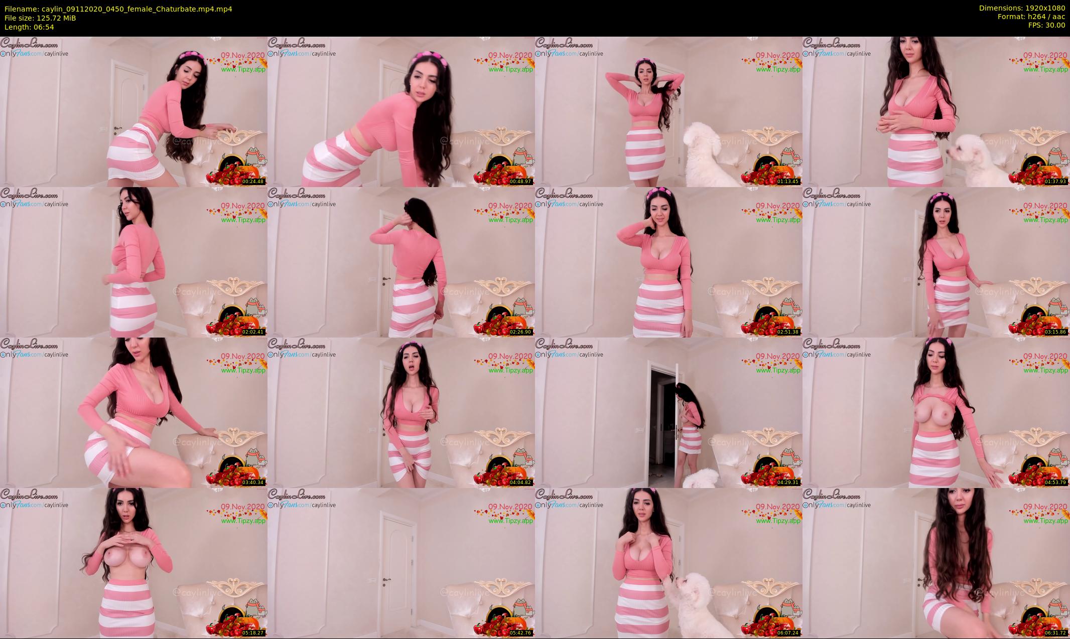 caylin — 7 minute Chaturbate female cam show recording, 1080p, Nov 9, 2020