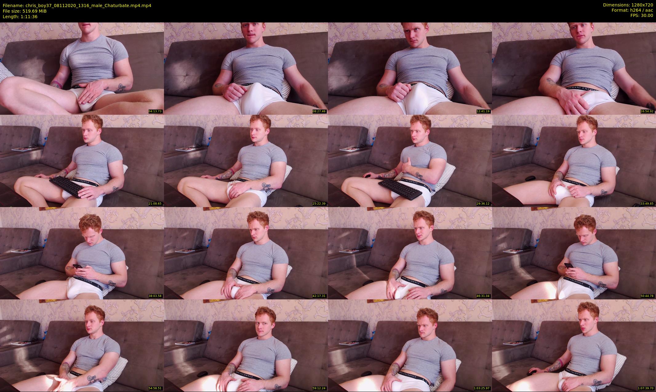 chris_boy37 — 72 minute Chaturbate male cam show recording, 720p, Nov 8, 2020