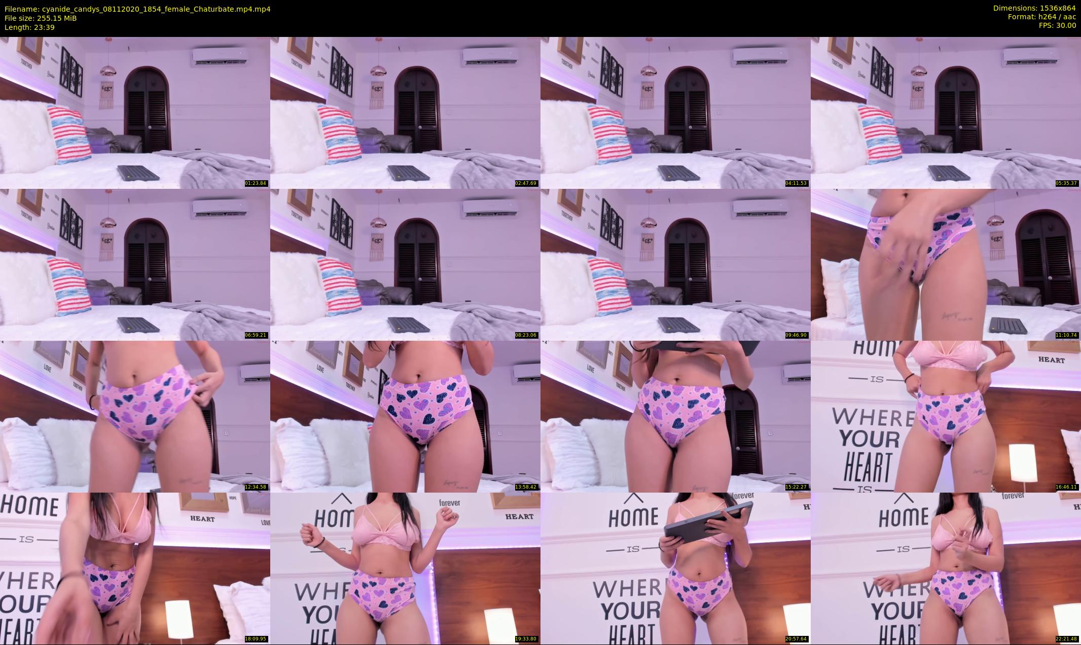 cyanide_candys — 24 minute Chaturbate female cam show recording, 720p, Nov 8, 2020