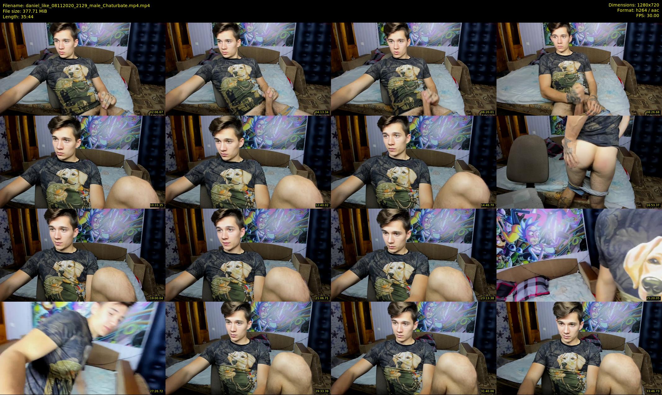 daniel_like — 36 minute Chaturbate male cam show recording, 720p, Nov 8, 2020