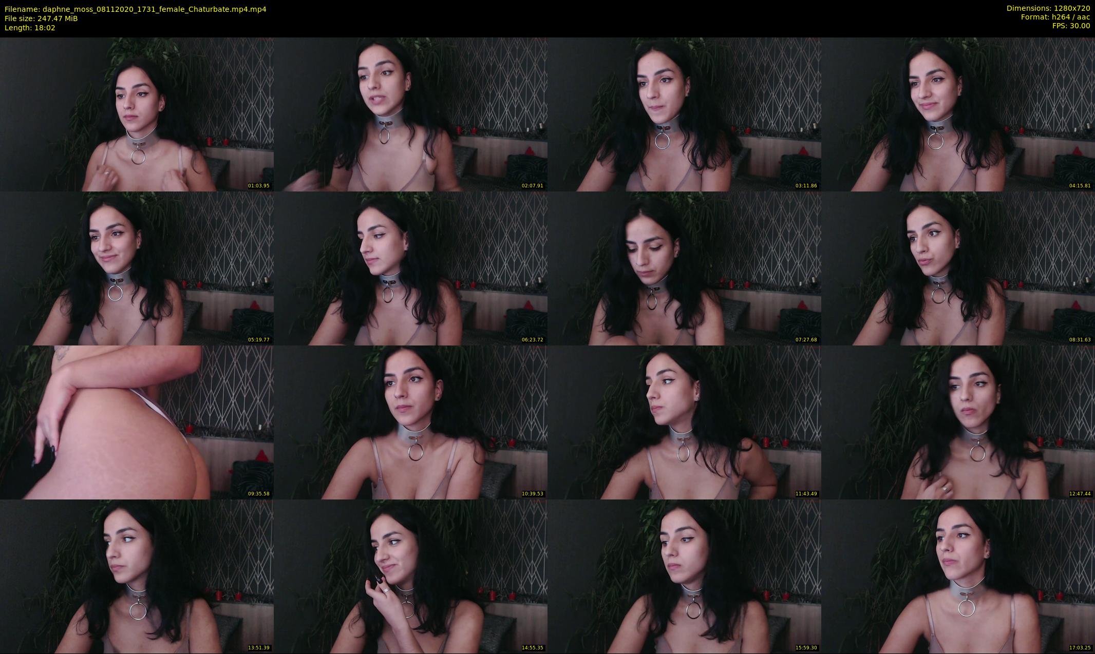 daphne_moss — 19 minute Chaturbate female cam show recording, 720p, Nov 8, 2020