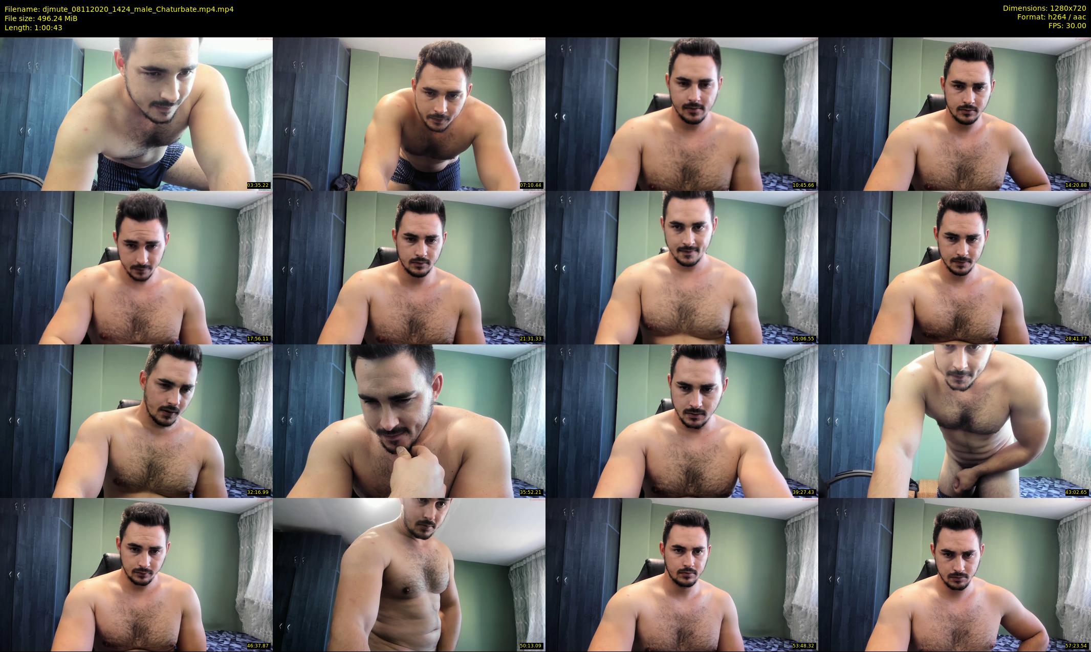 djmute — 61 minute Chaturbate male cam show recording, 720p, Nov 8, 2020