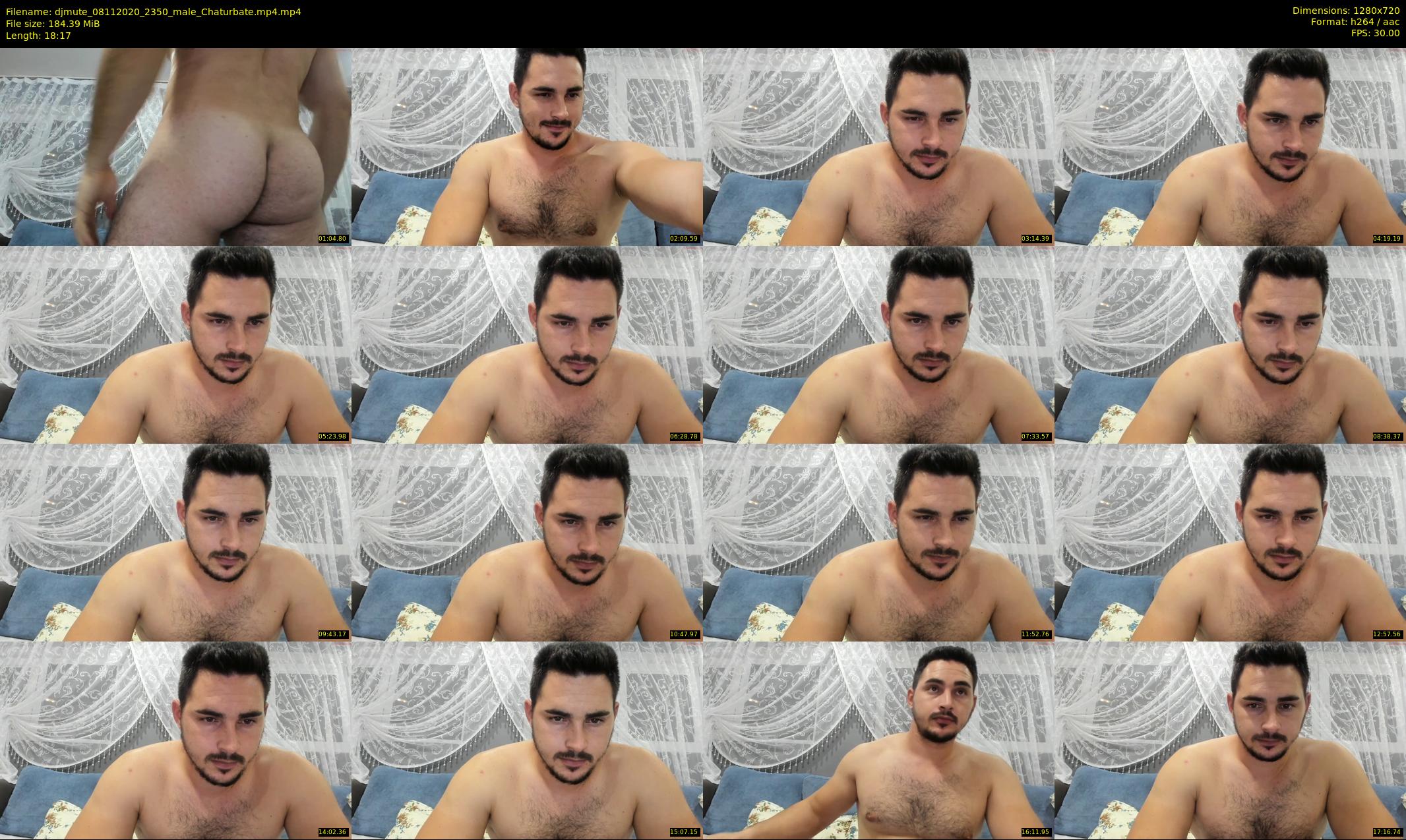 djmute — 19 minute Chaturbate male cam show recording, 720p, Nov 8, 2020