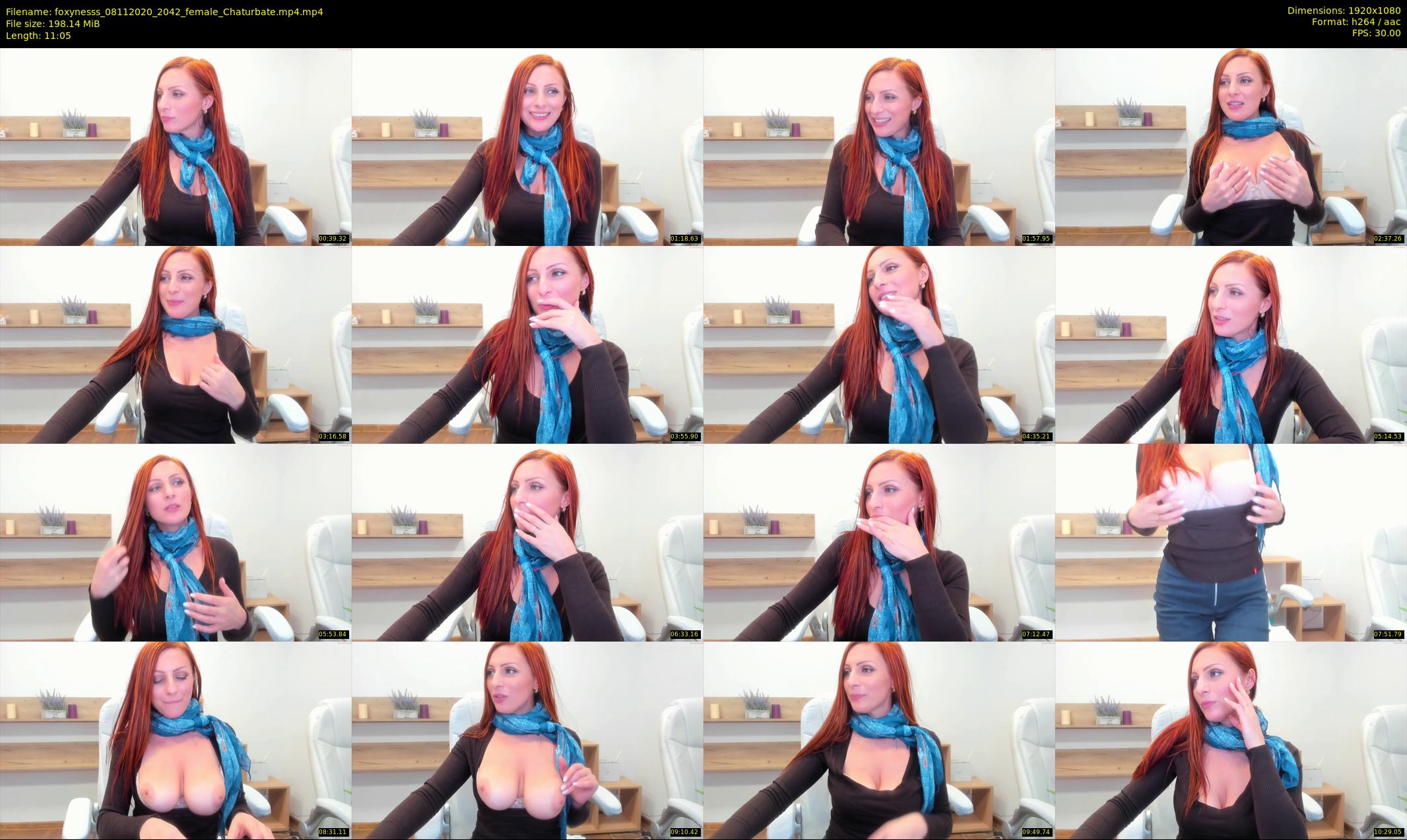foxynesss — 12 minute Chaturbate female cam show recording, 1080p, Nov 8, 2020