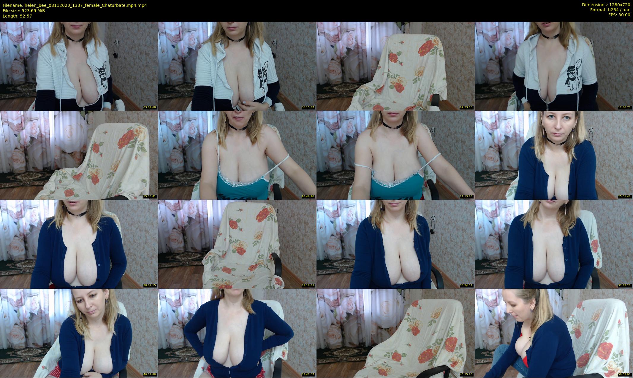 helen_bee — 53 minute Chaturbate female cam show recording, 720p, Nov 8, 2020