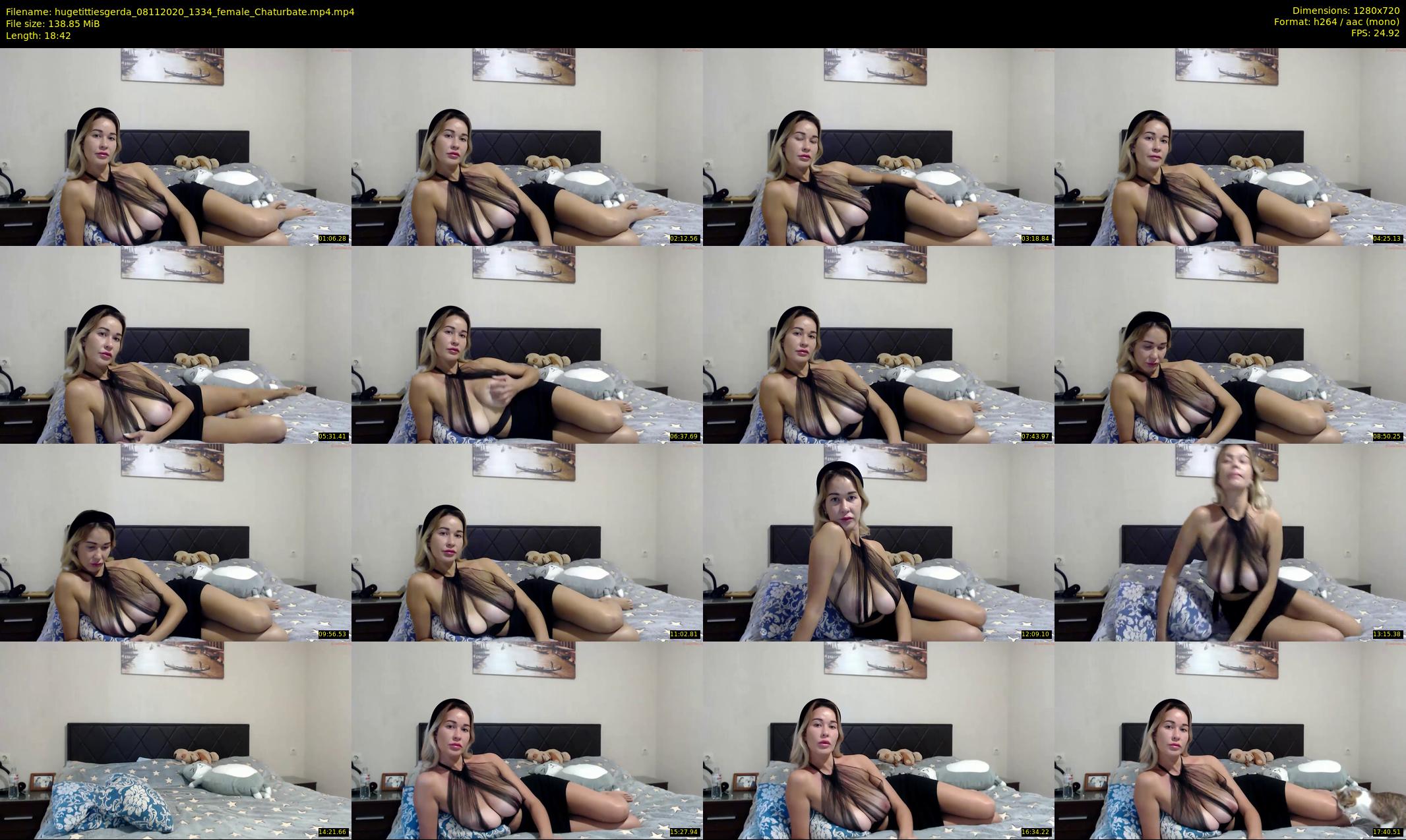 hugetittiesgerda — 19 minute Chaturbate female cam show recording, 720p, Nov 8, 2020