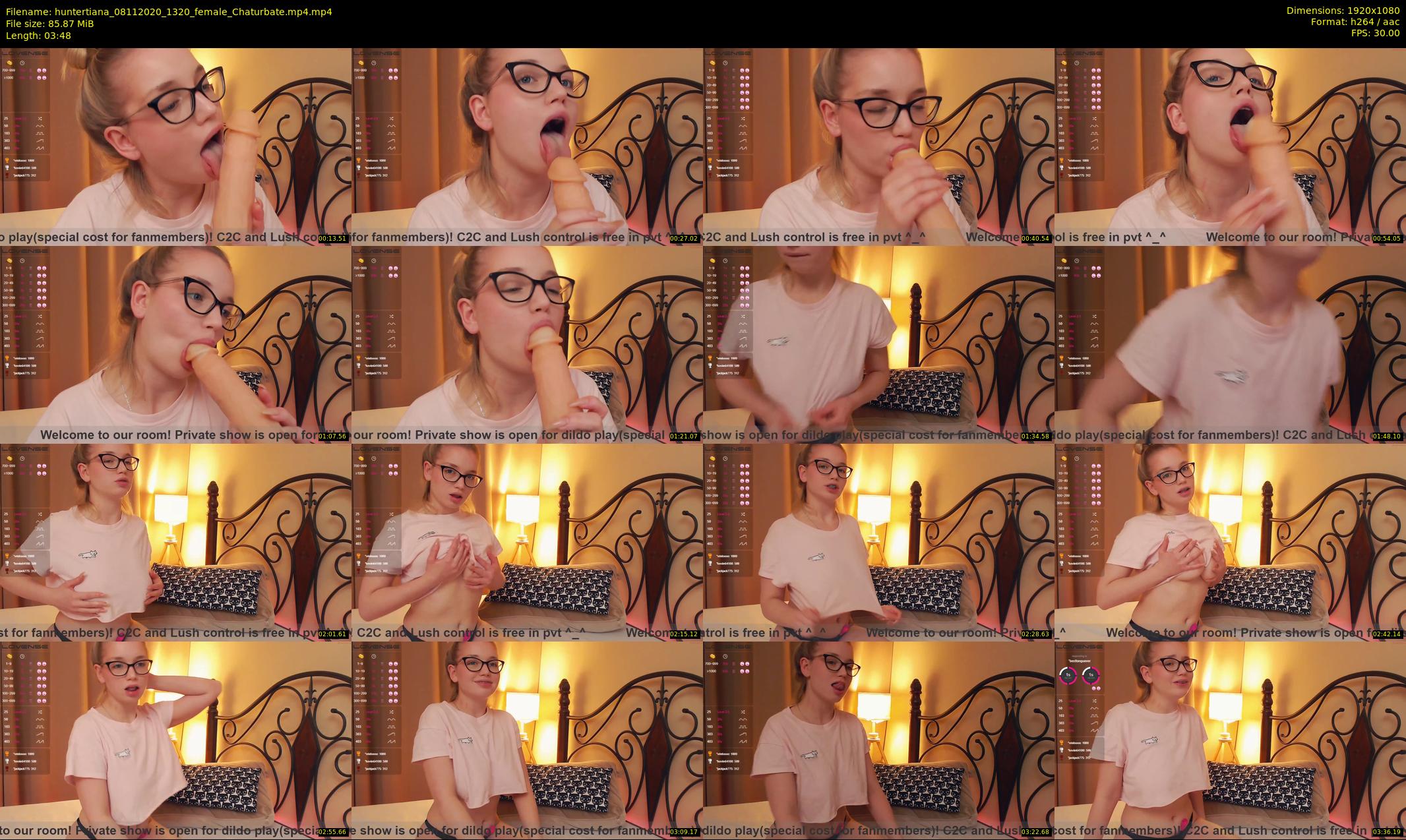 huntertiana — 4 minute Chaturbate female cam show recording, 1080p, Nov 8, 2020