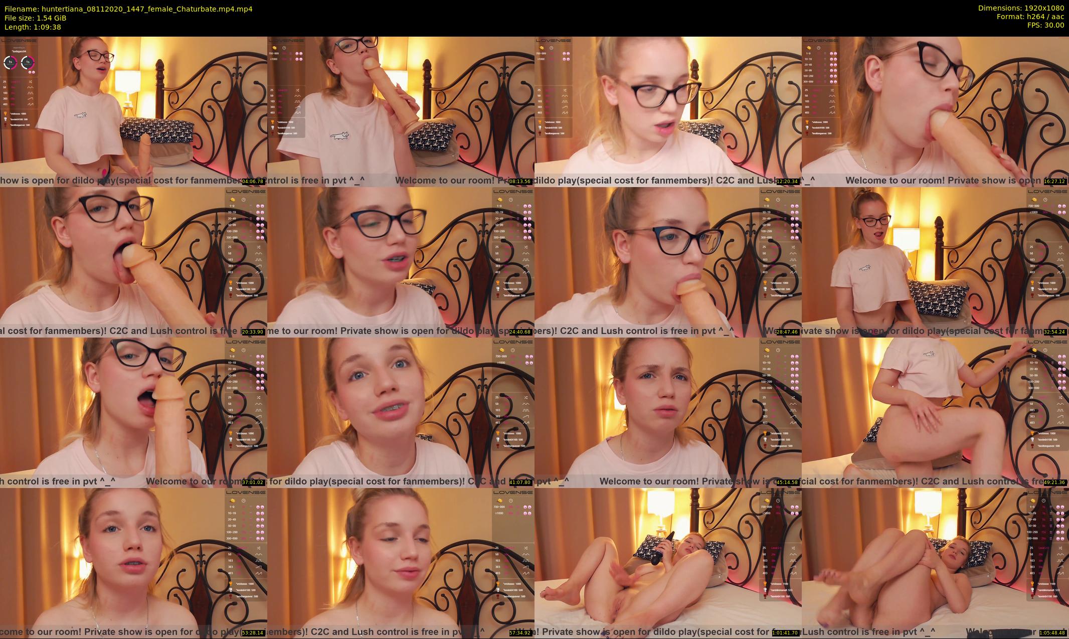huntertiana — 70 minute Chaturbate female cam show recording, 1080p, Nov 8, 2020