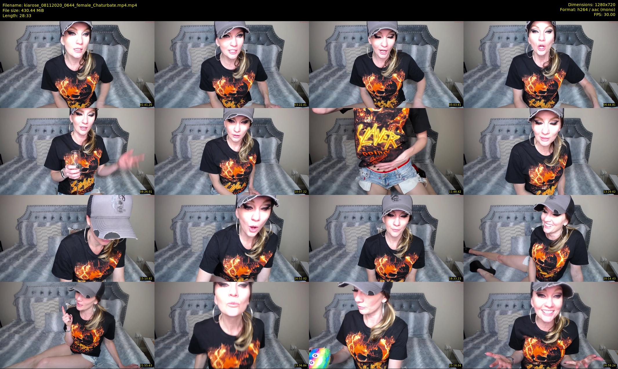kiarose — 29 minute Chaturbate female cam show recording, 720p, Nov 8, 2020