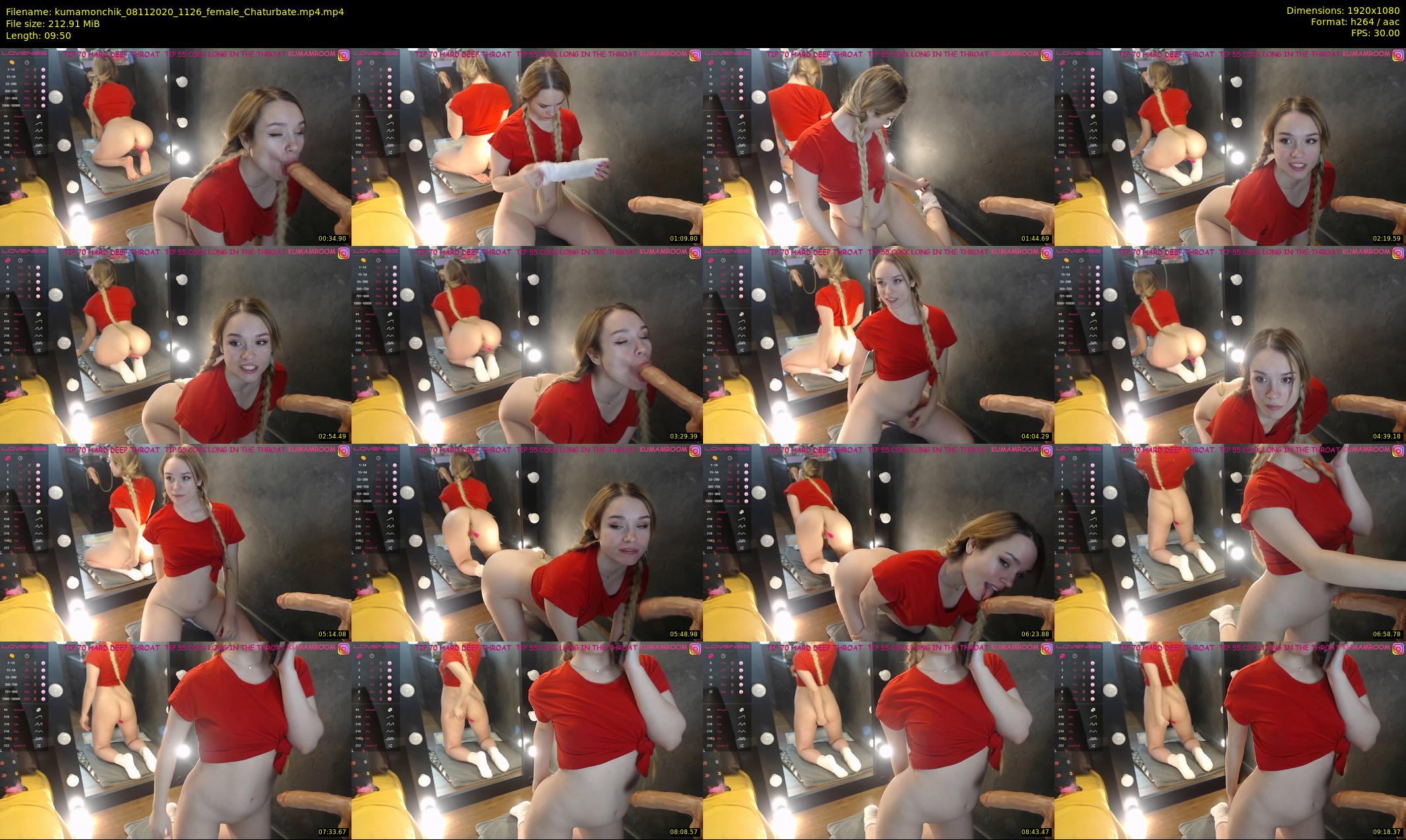 kumamonchik — 10 minute Chaturbate couple cam show recording, 1080p, Nov 8, 2020