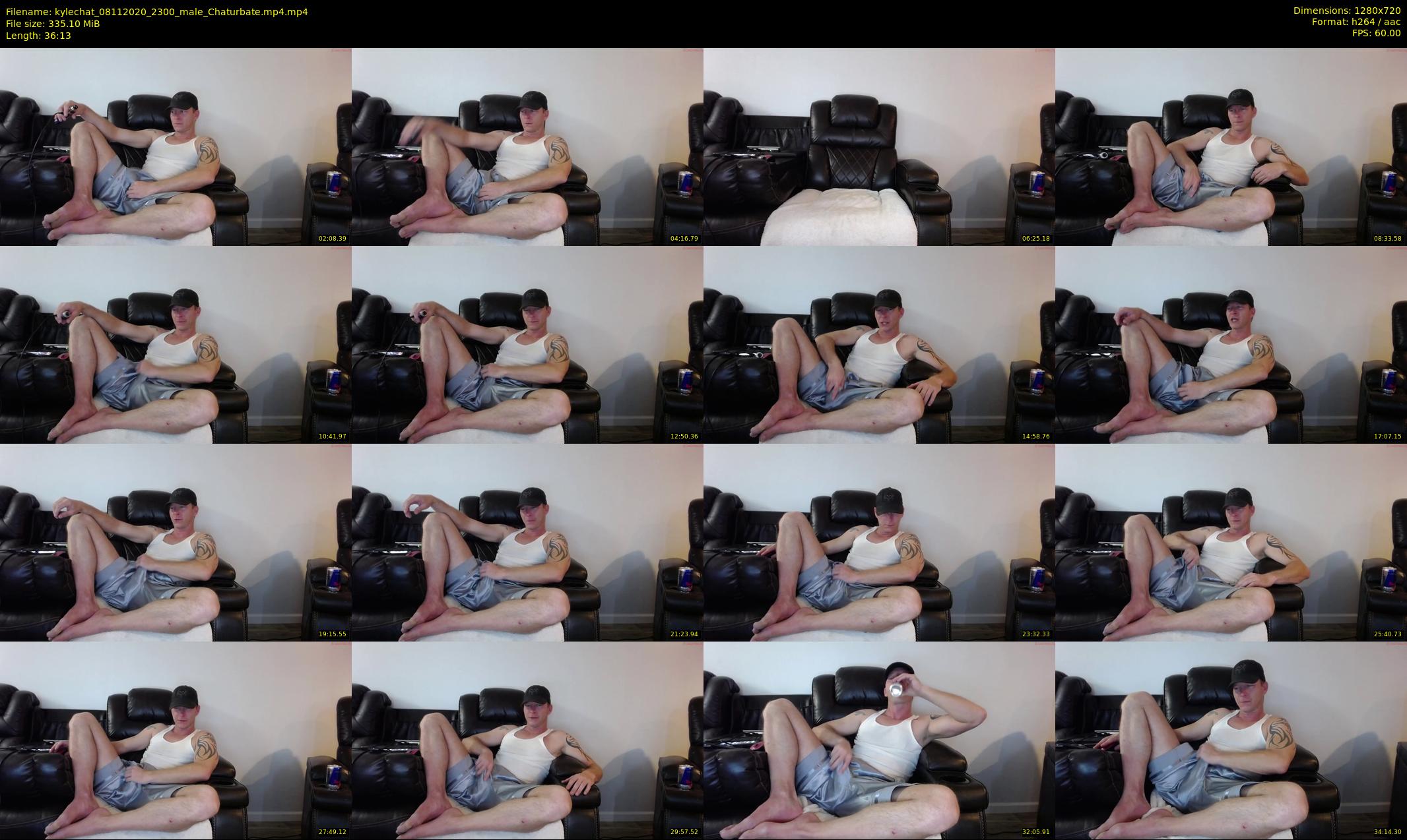 kylechat — 37 minute Chaturbate male cam show recording, 720p, Nov 8, 2020