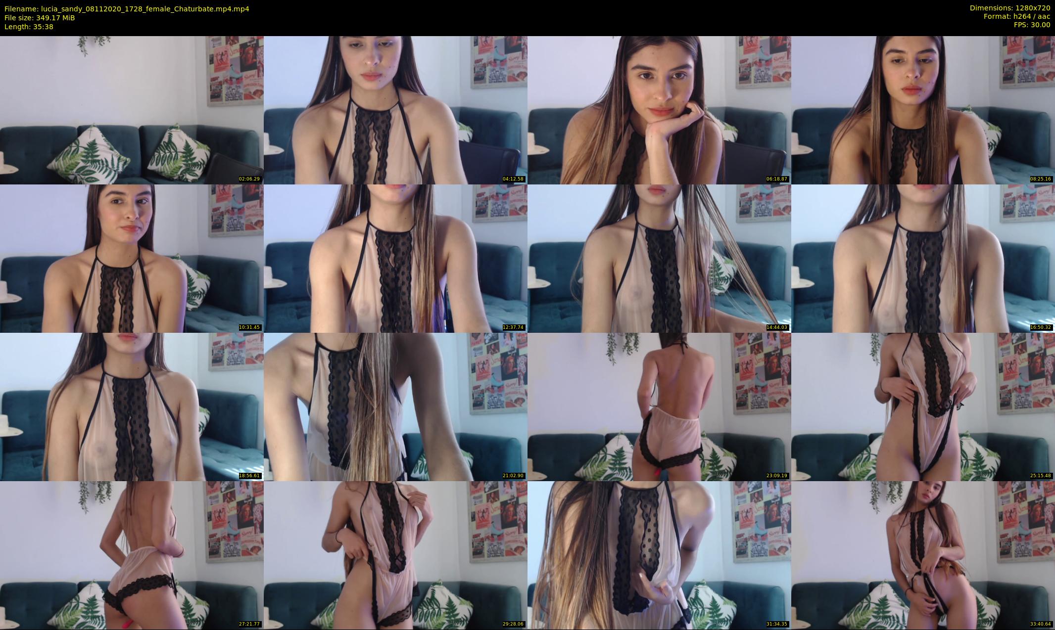 lucia_sandy — 36 minute Chaturbate female cam show recording, 720p, Nov 8, 2020