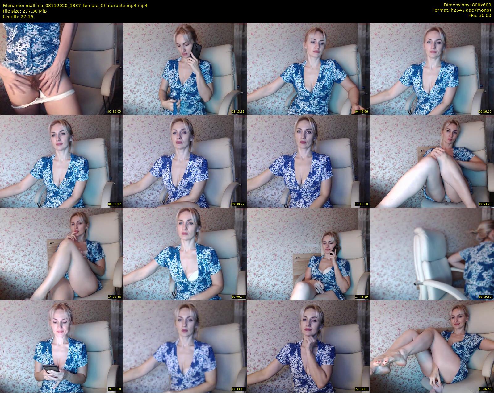 mallinia — 28 minute Chaturbate female cam show recording, 480p, Nov 8, 2020